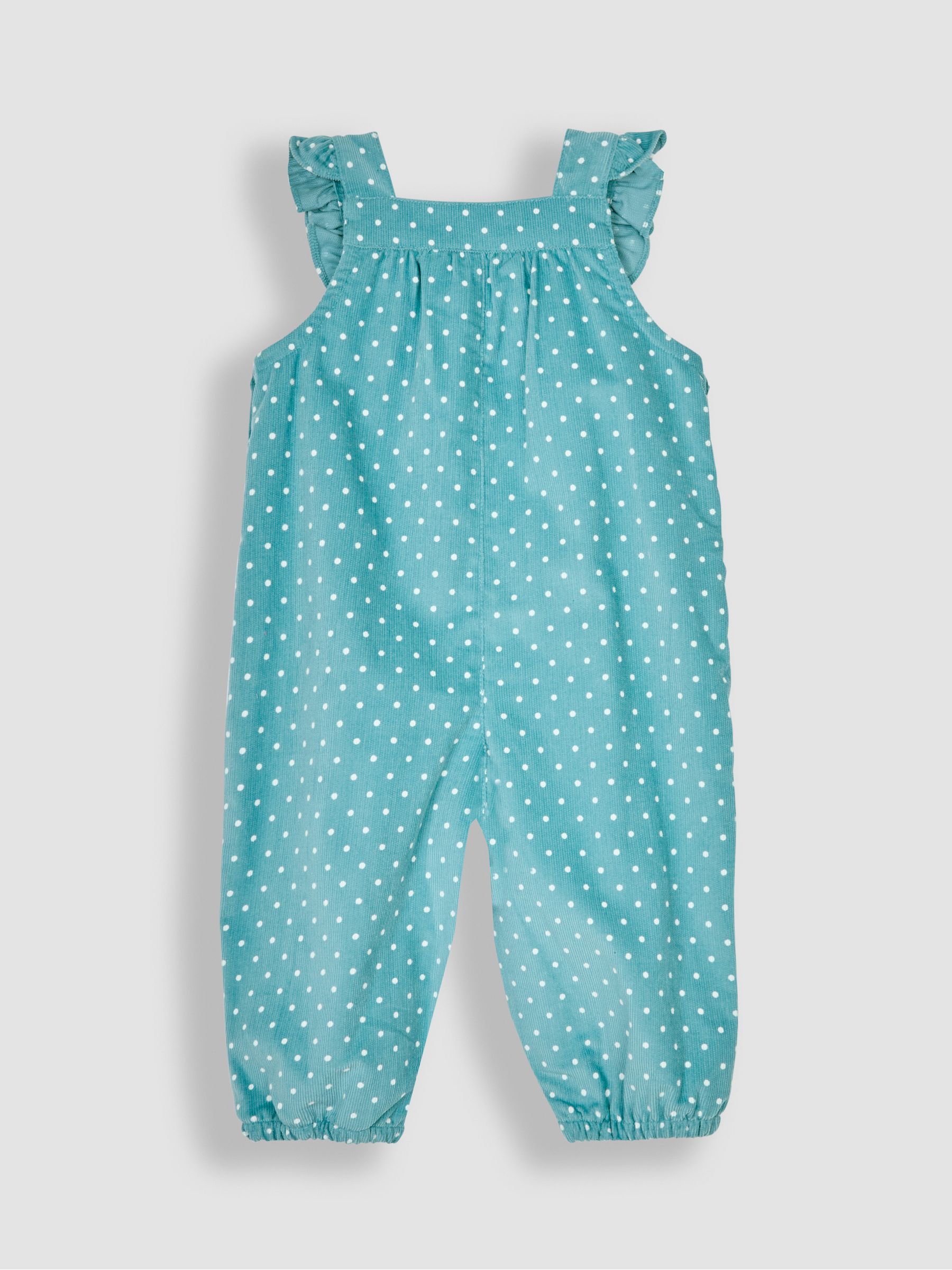 Duck Egg Blue Duck Appliqué Cord Dungarees & Top Set - Image 3 of 6