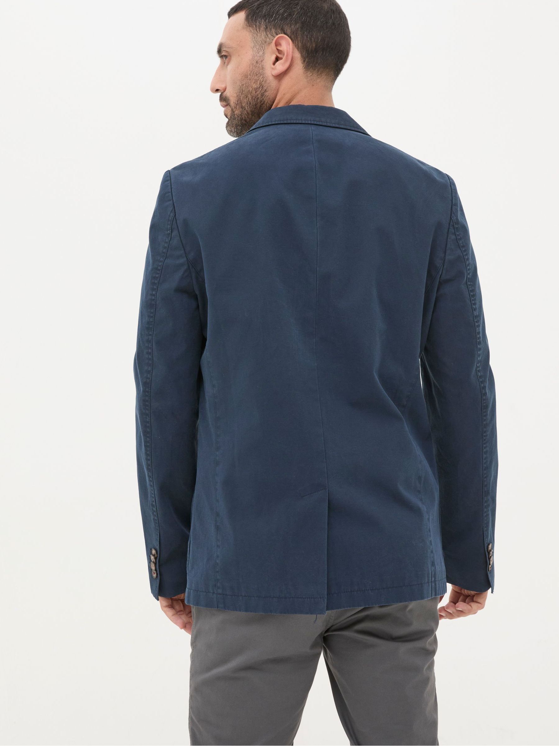 Chilworth Blue Cotton Blazer - Image 2 of 6