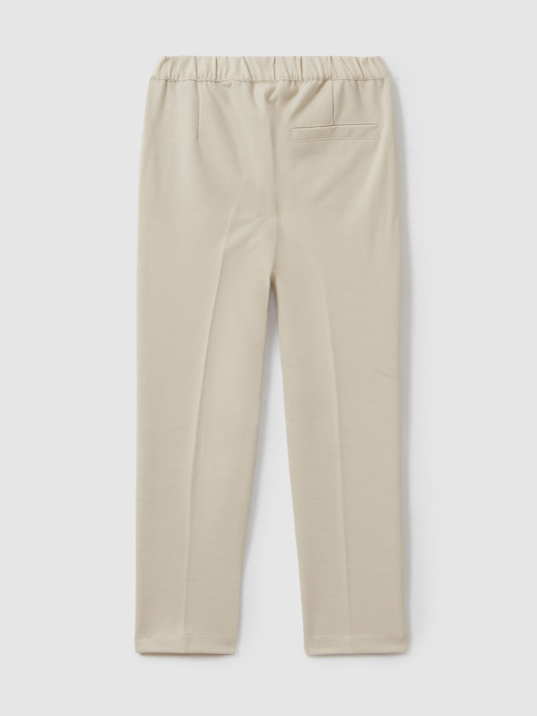 9-13 yrs Elasticated Waist Trousers in Stone - Image 2 of 3