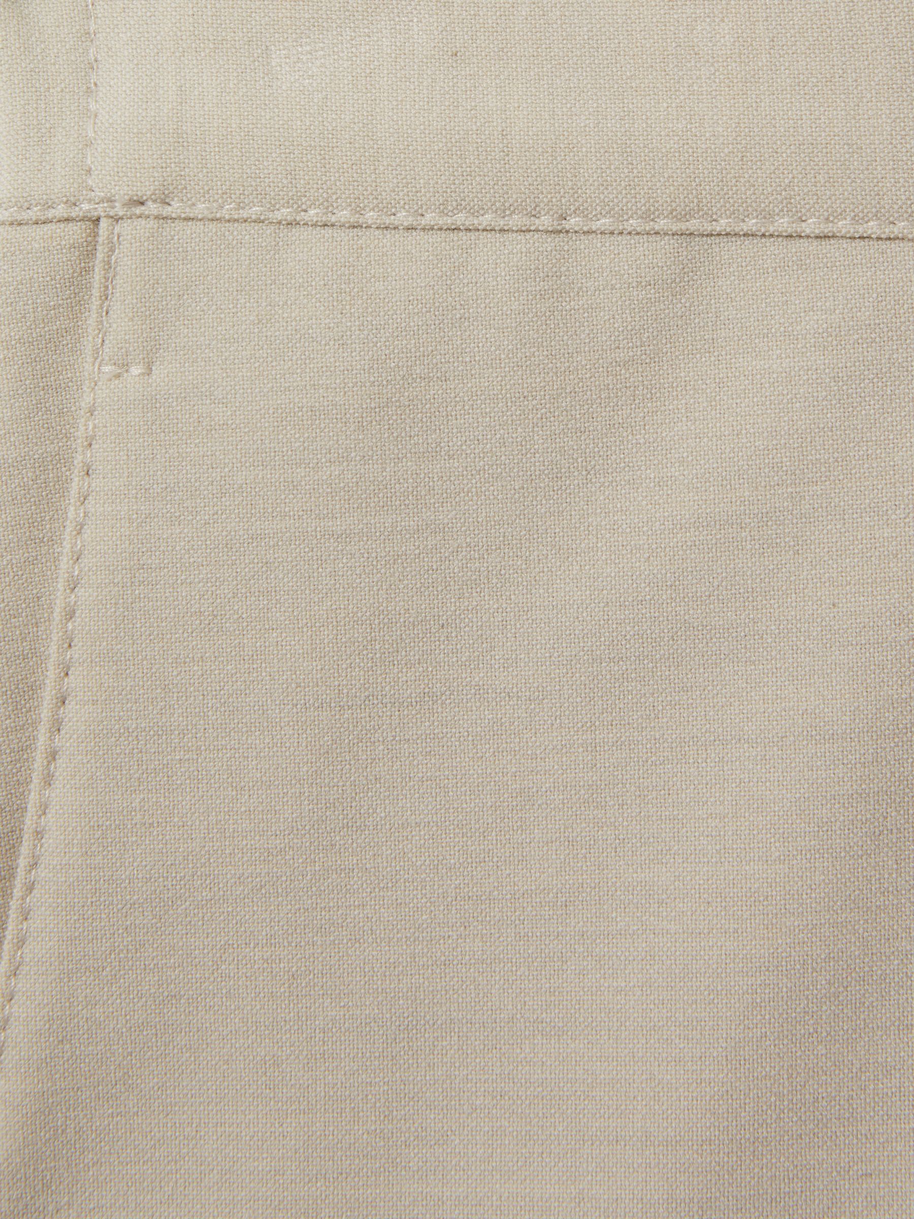 9-13 yrs Elasticated Waist Trousers in Stone - Image 3 of 3