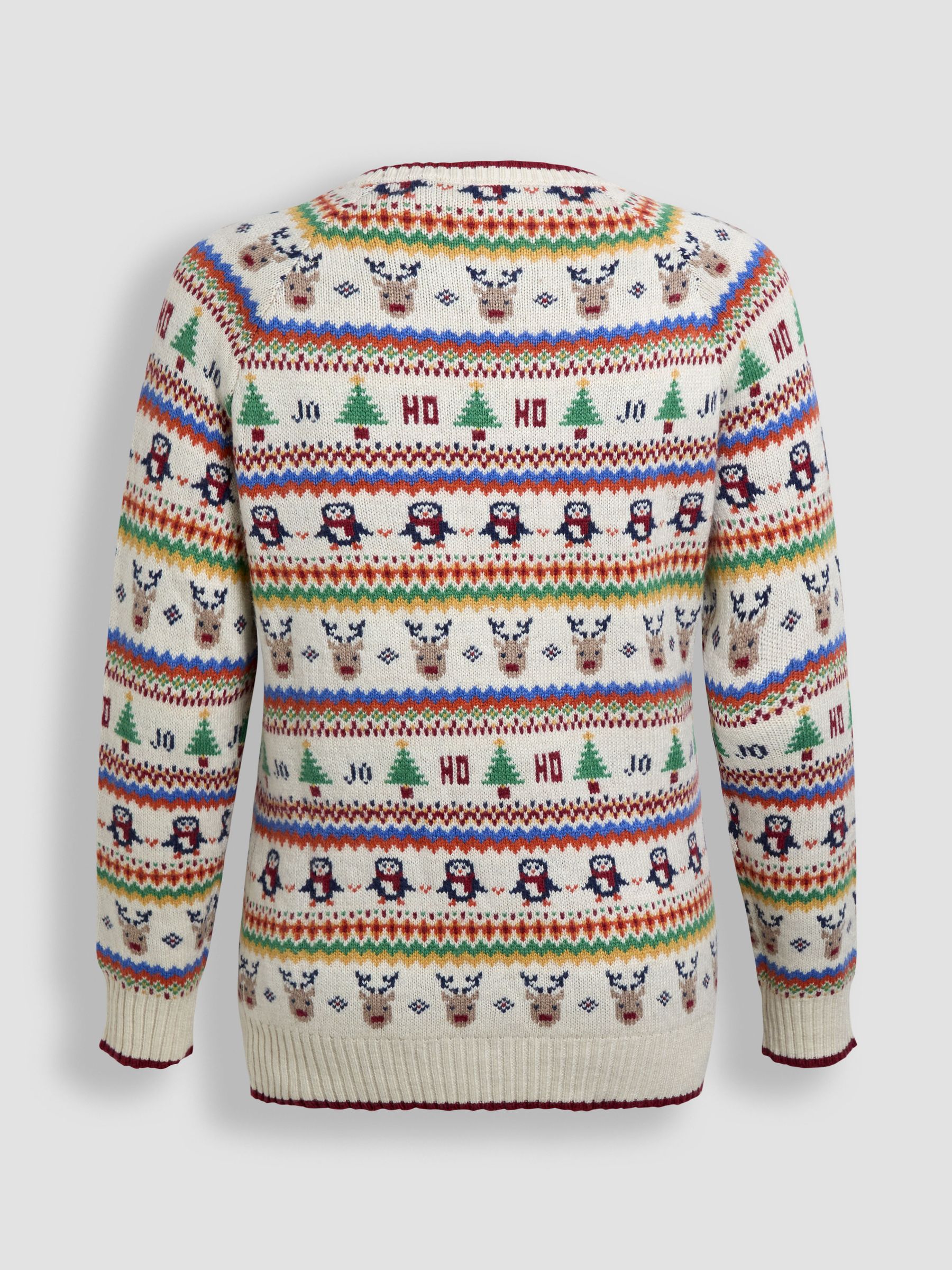 Ecru Christmas Jumper - Image 4 of 5