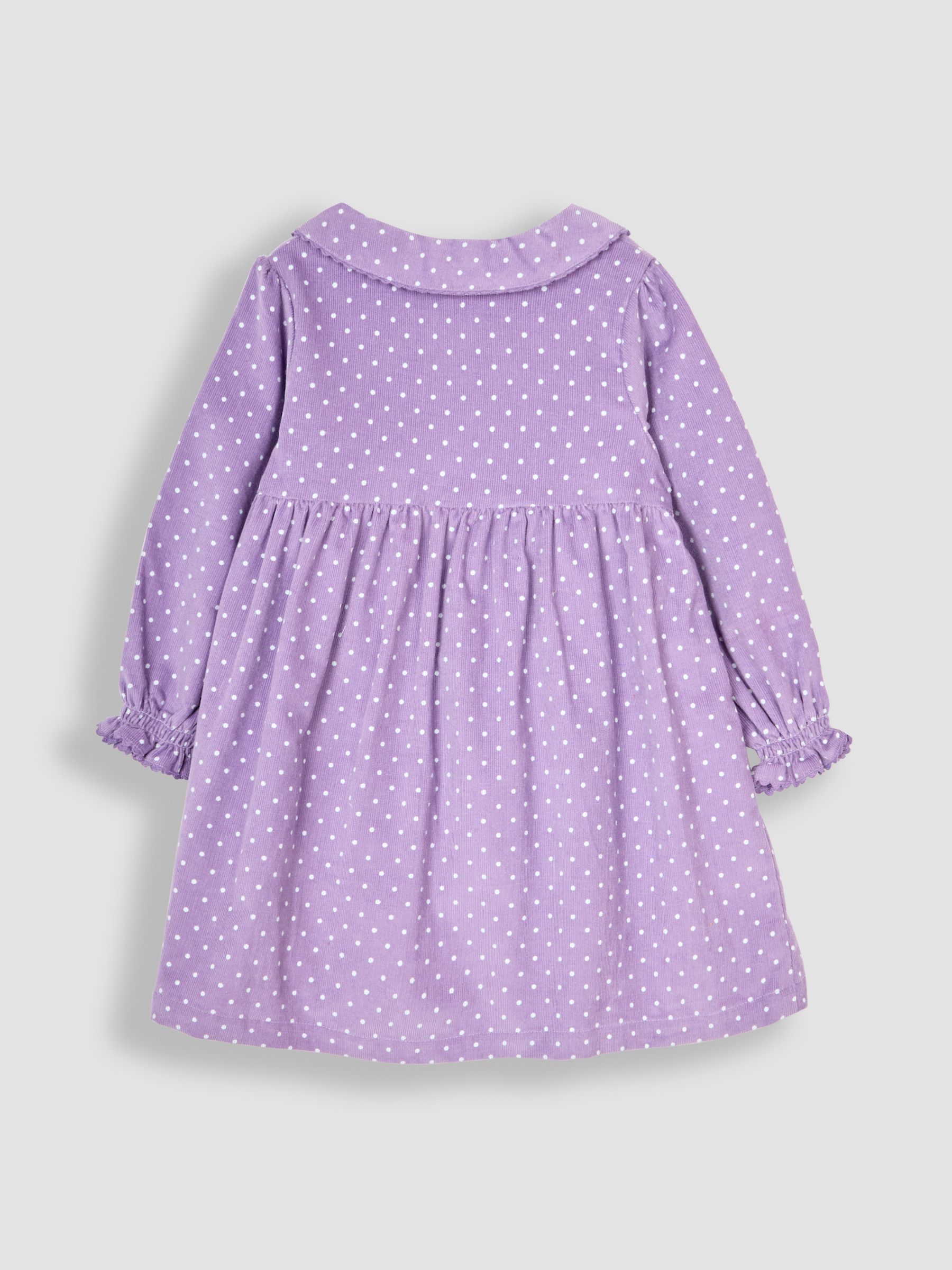 Lilac Purple Cord Shirt Dress - Image 2 of 3