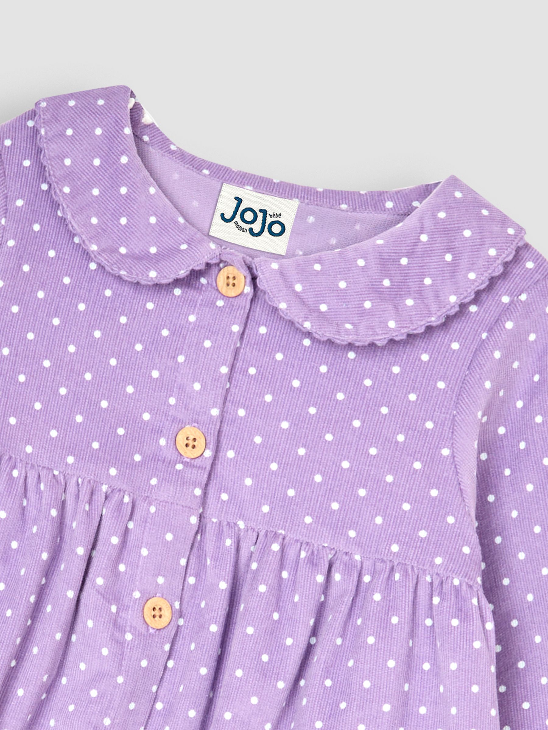 Lilac Purple Cord Shirt Dress - Image 3 of 3