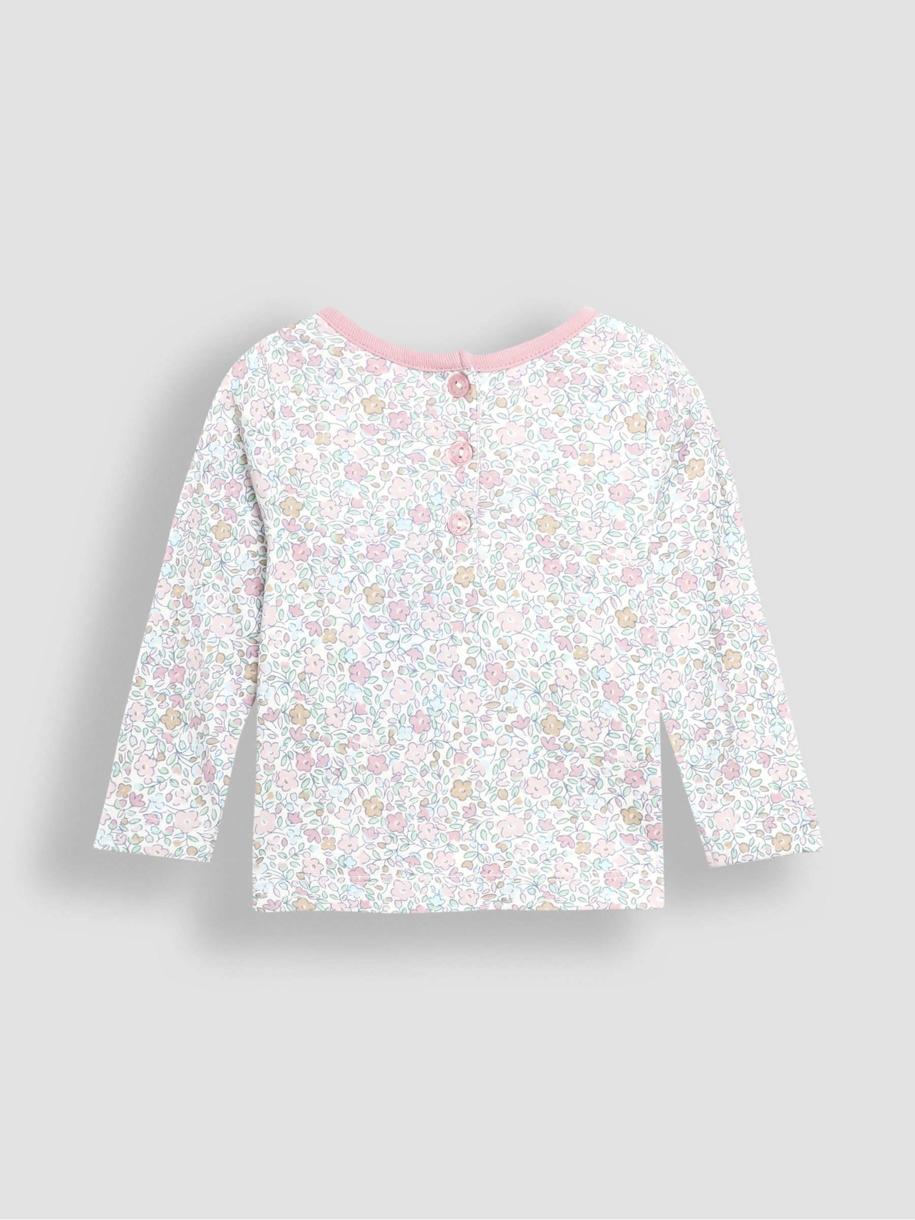 Duck Egg Mouse Velour Pinafore Dress And Top Set 2 Pack - Image 5 of 6