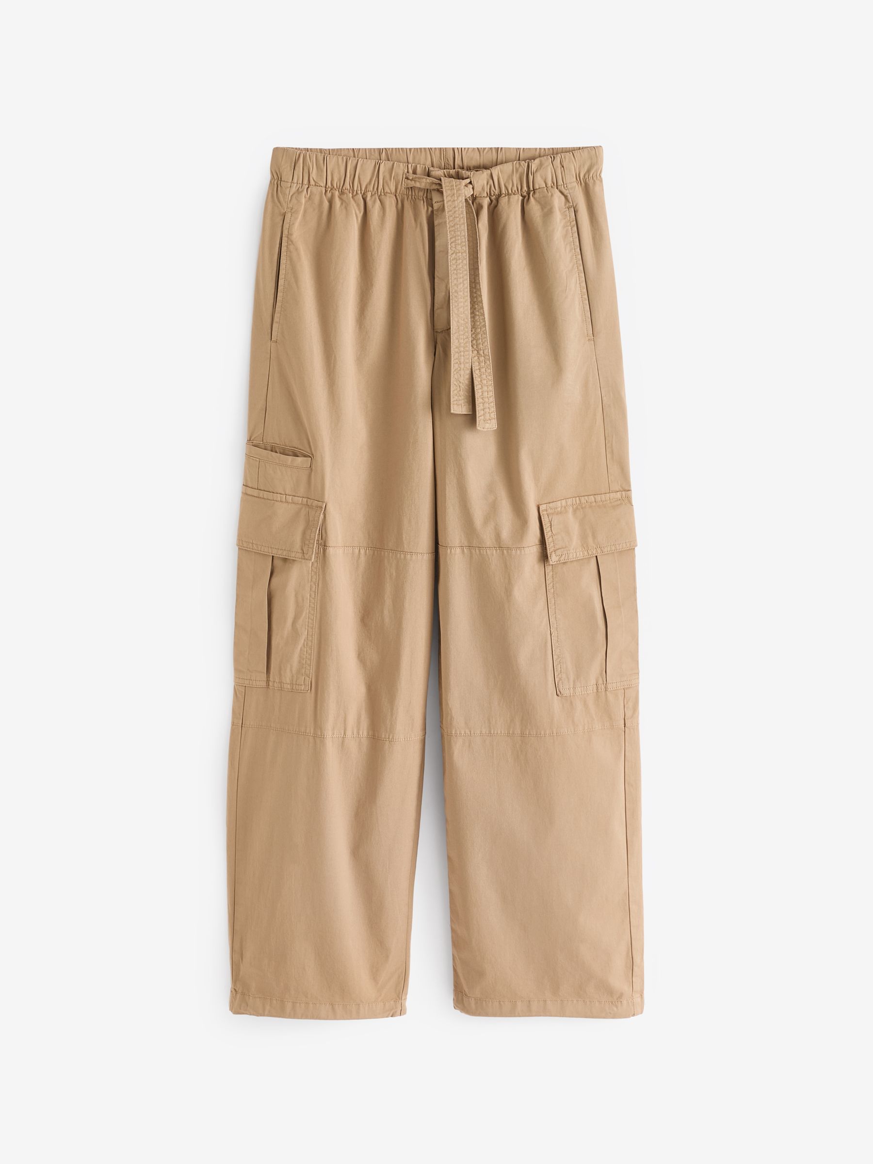 Brown Cargo Easy Trousers - Image 6 of 8