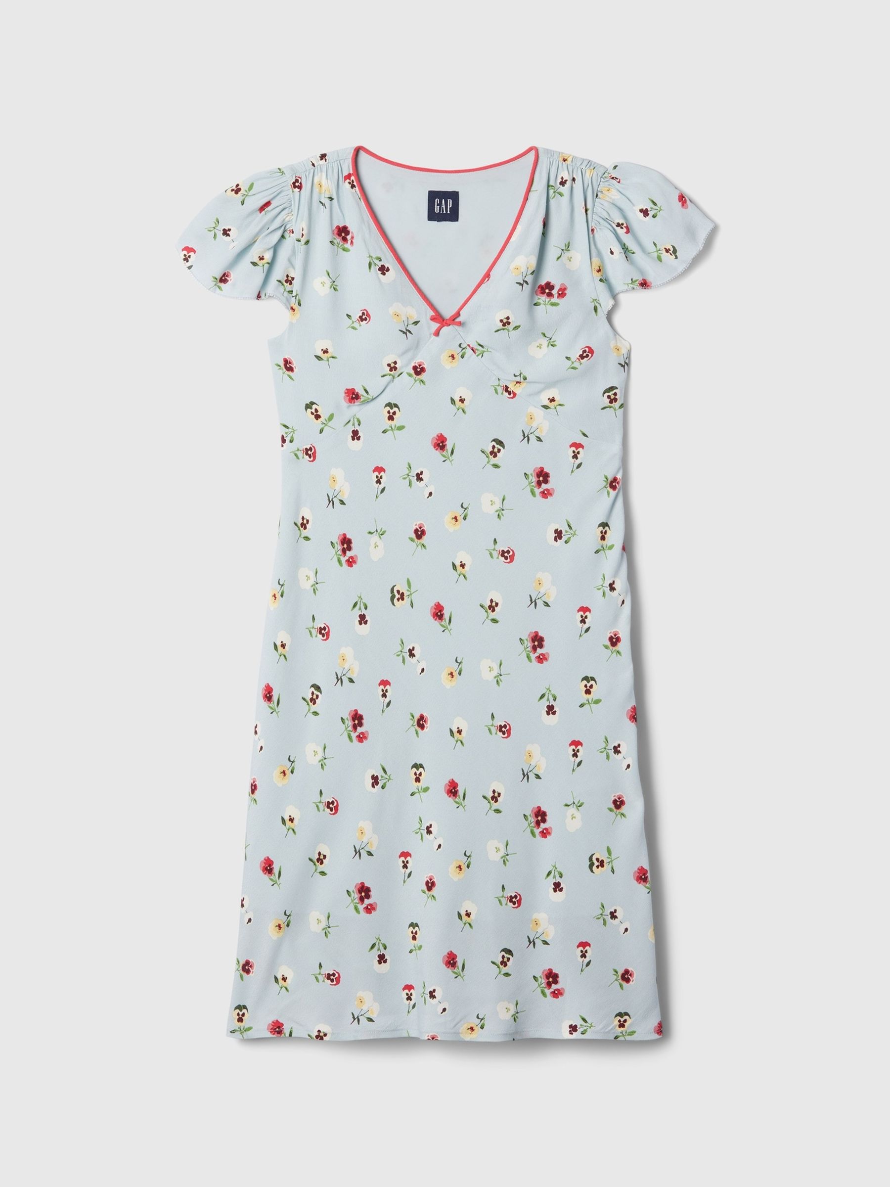 Light Blue DÔEN Floral Dress (Kids) - Image 4 of 4