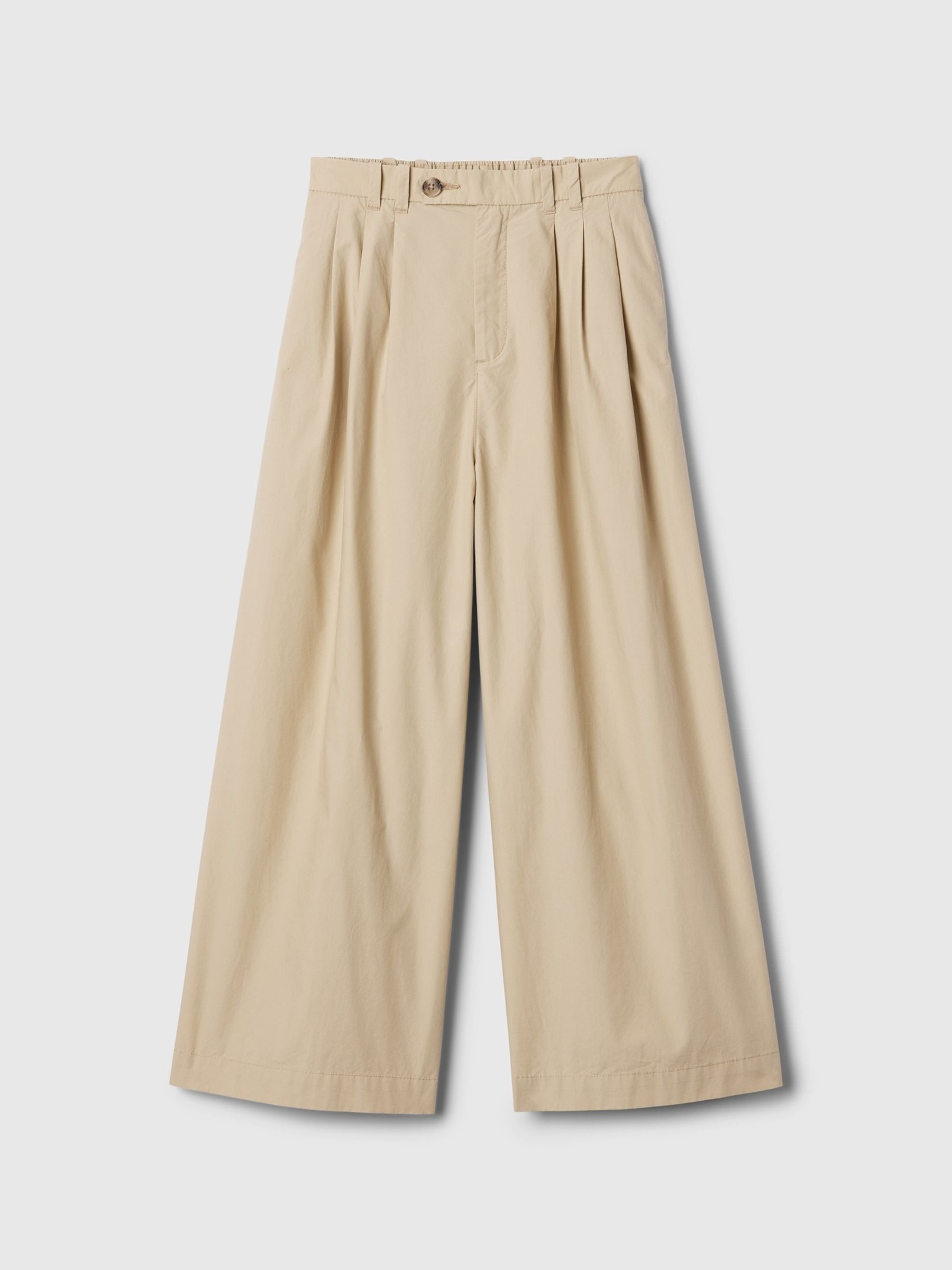 Beige DÔEN High Waisted Chino Trousers (Kids) - Image 5 of 5