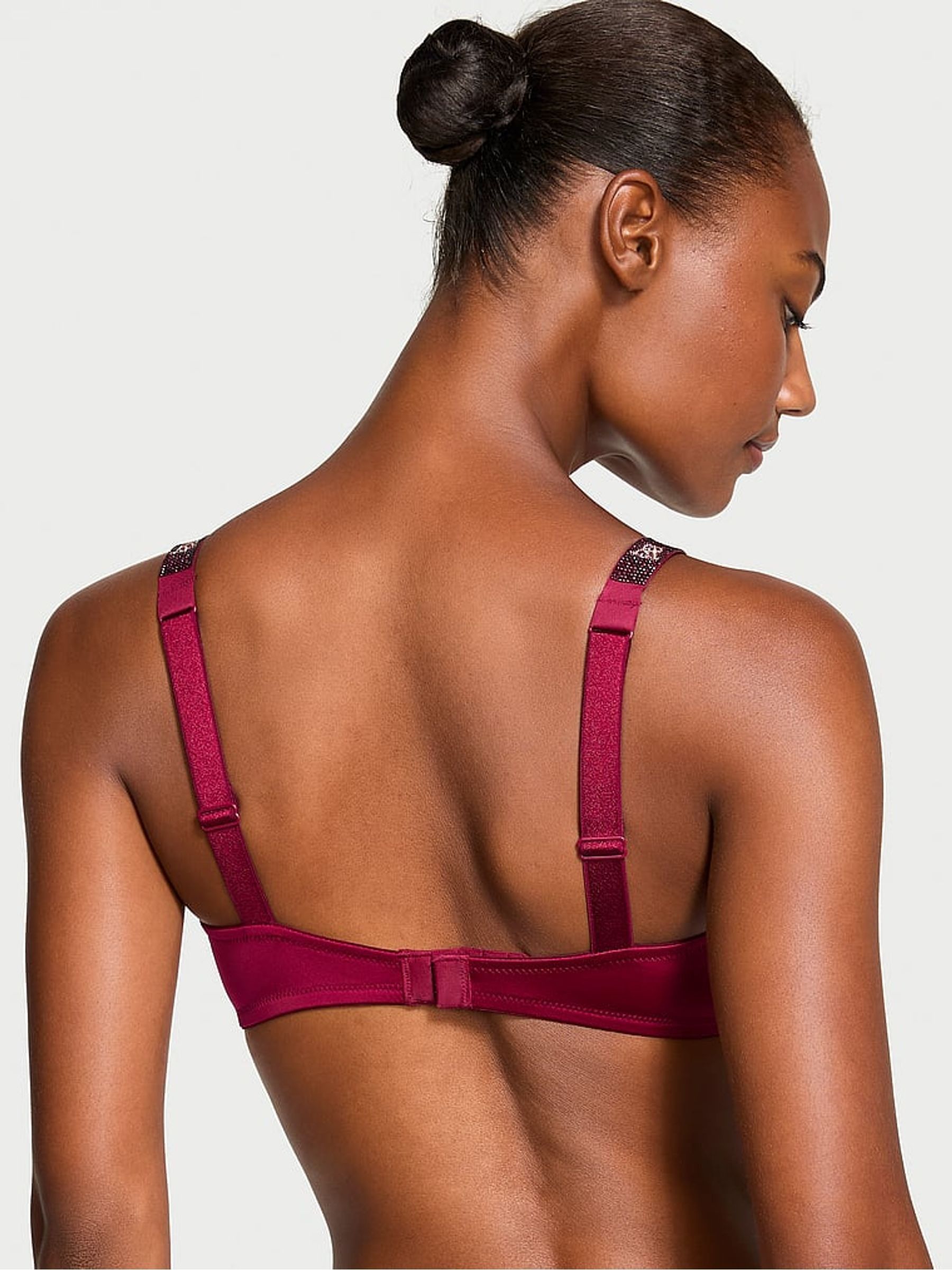 Campari Red Shine Strap Bralette - Image 2 of 4