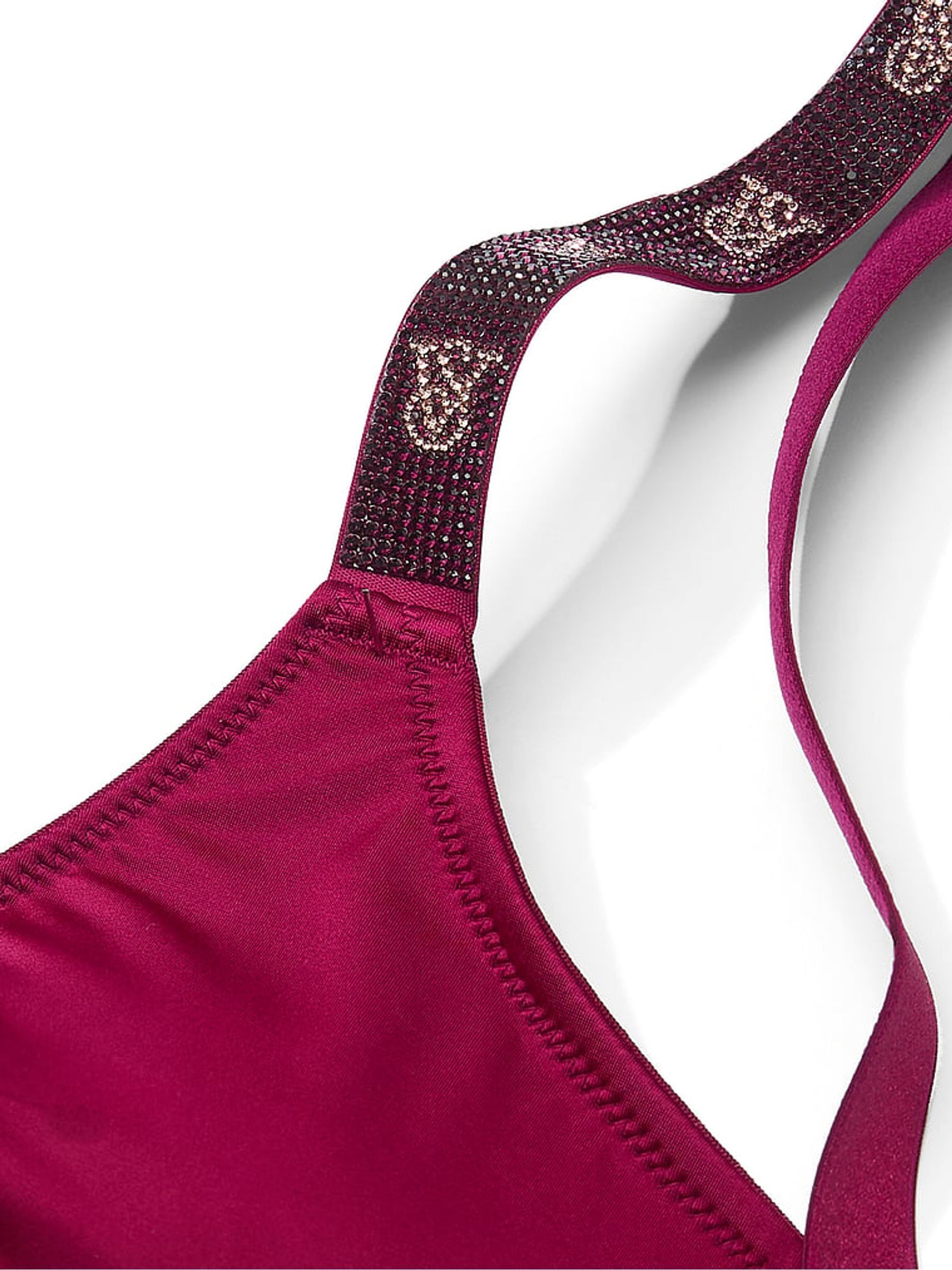 Campari Red Shine Strap Bralette - Image 4 of 4