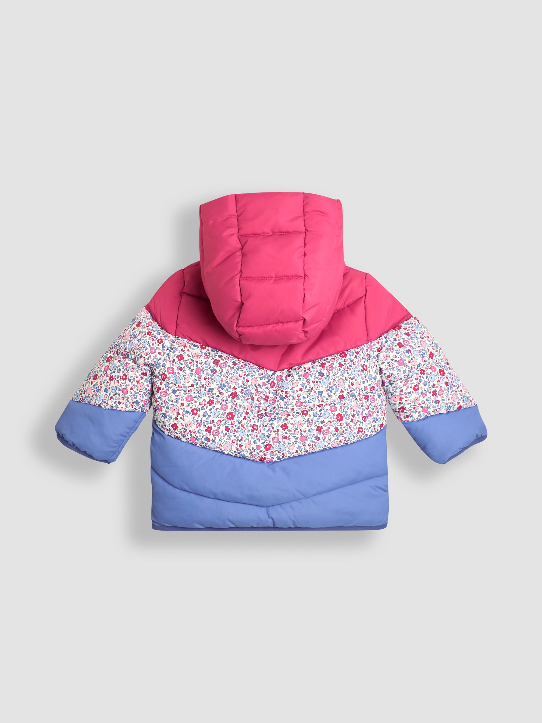 Berry Floral Puffer Jacket - Image 2 of 3