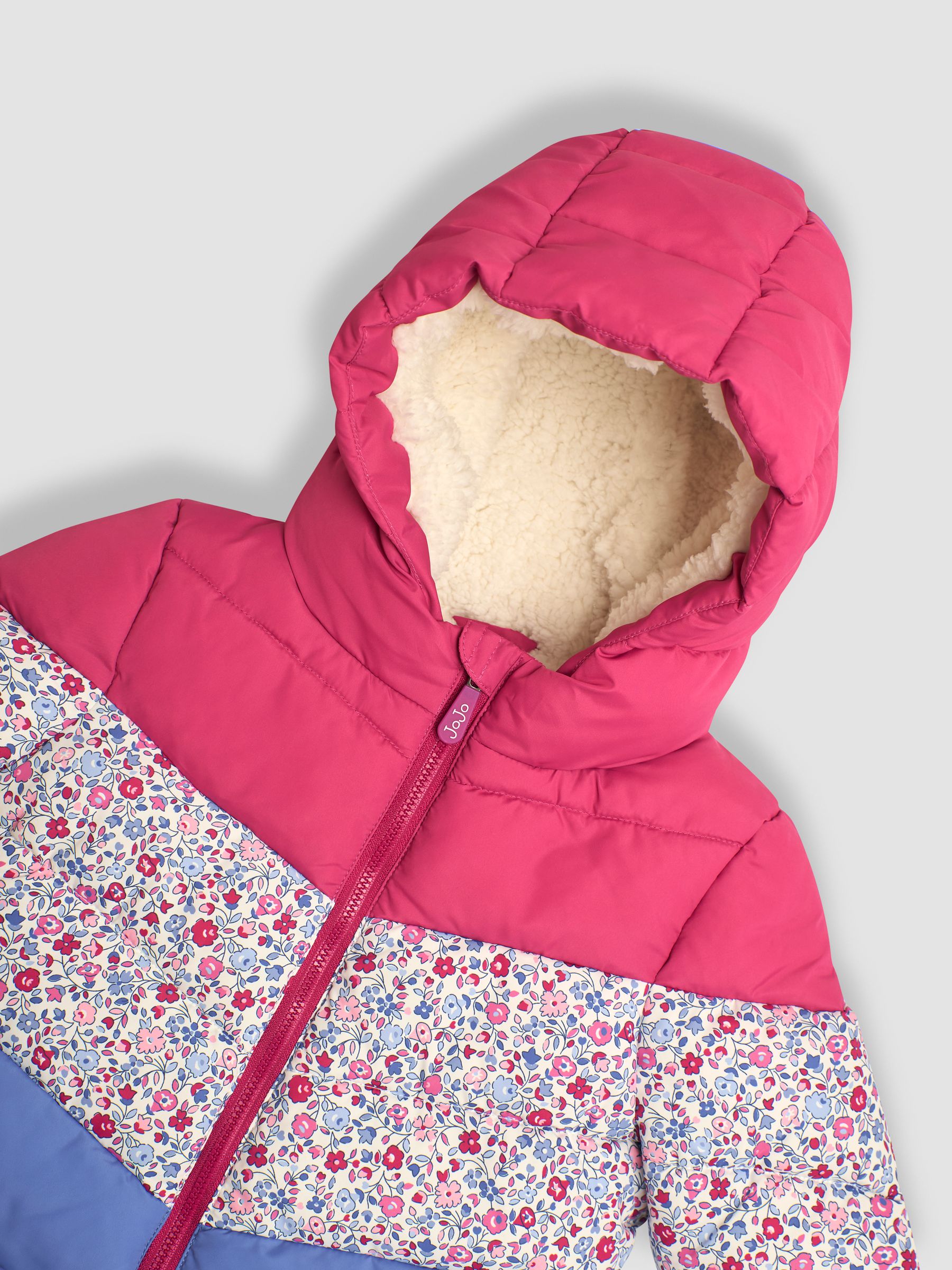 Berry Floral Puffer Jacket - Image 3 of 3