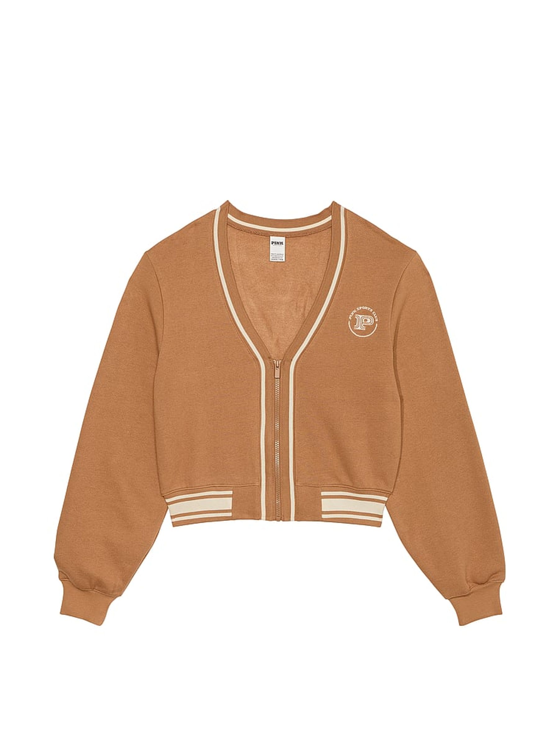 Toffee Brown Fleece Cardigan - Image 3 of 3