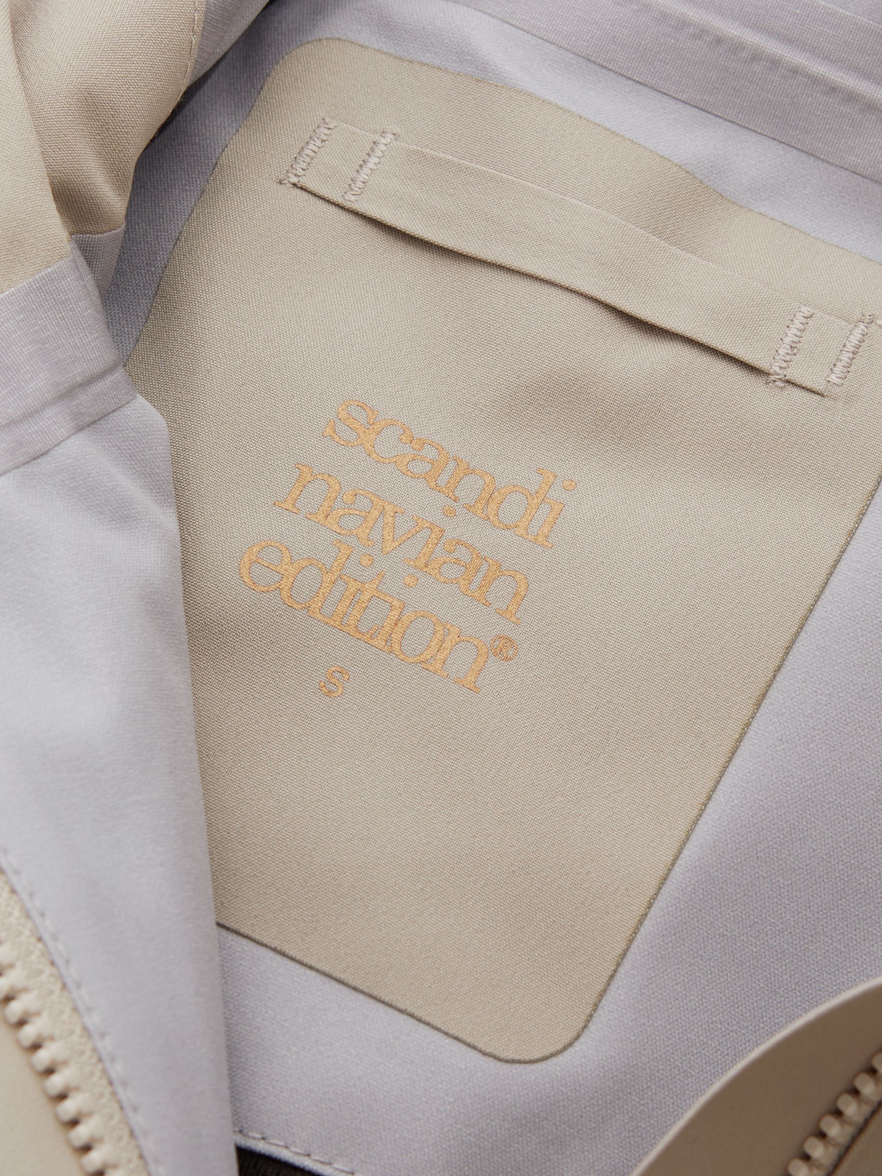 Scandinavian Edition Hooded Cape Raincoat in Khaki - Image 5 of 5