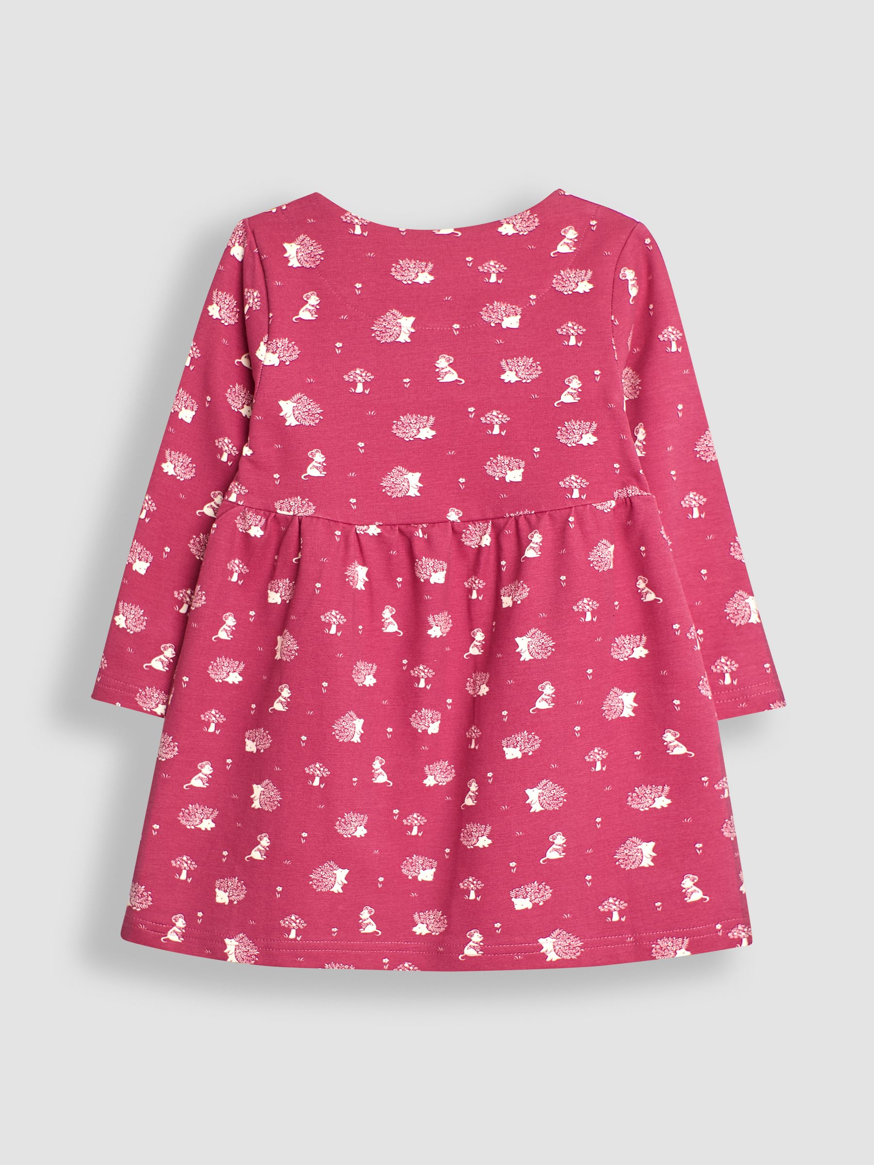 Rose Pink Hedgehog Button Front Dress - Image 2 of 4