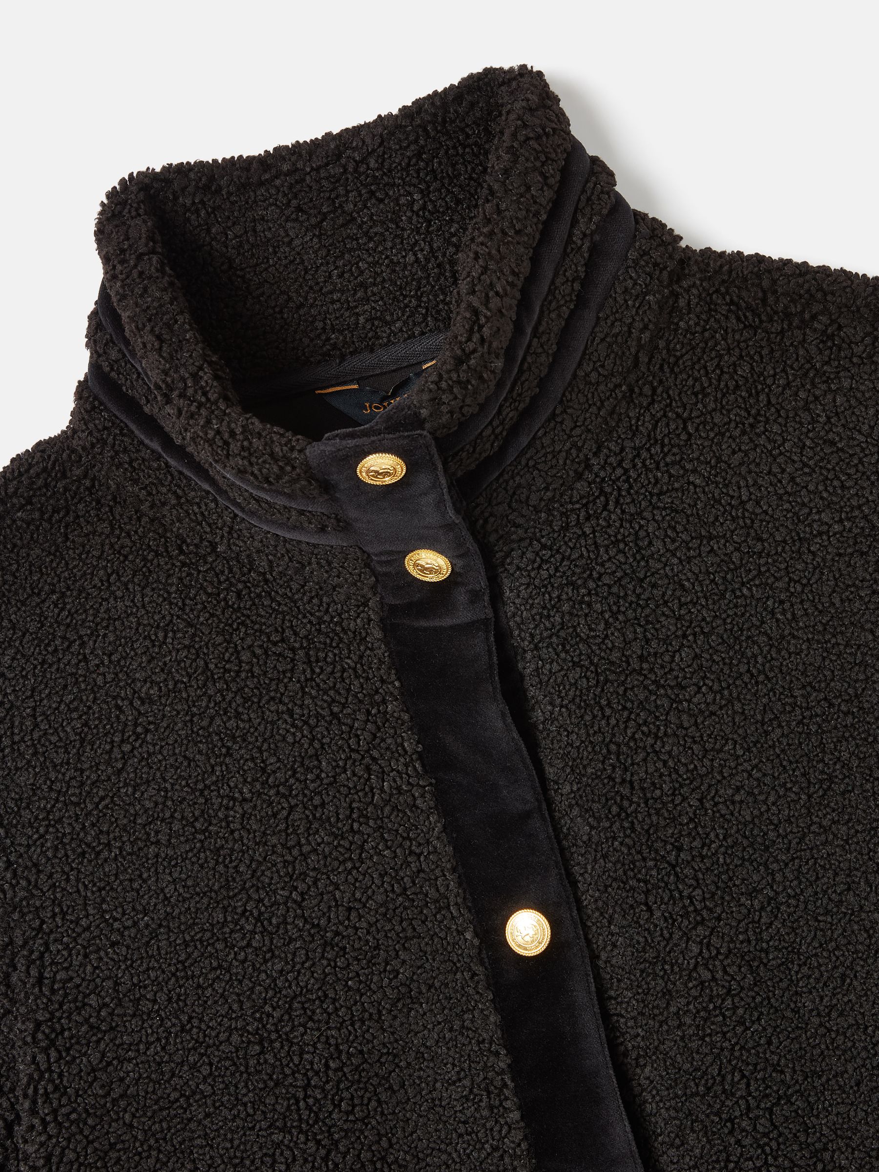 Fleur Black Fleece Jacket - Image 11 of 12