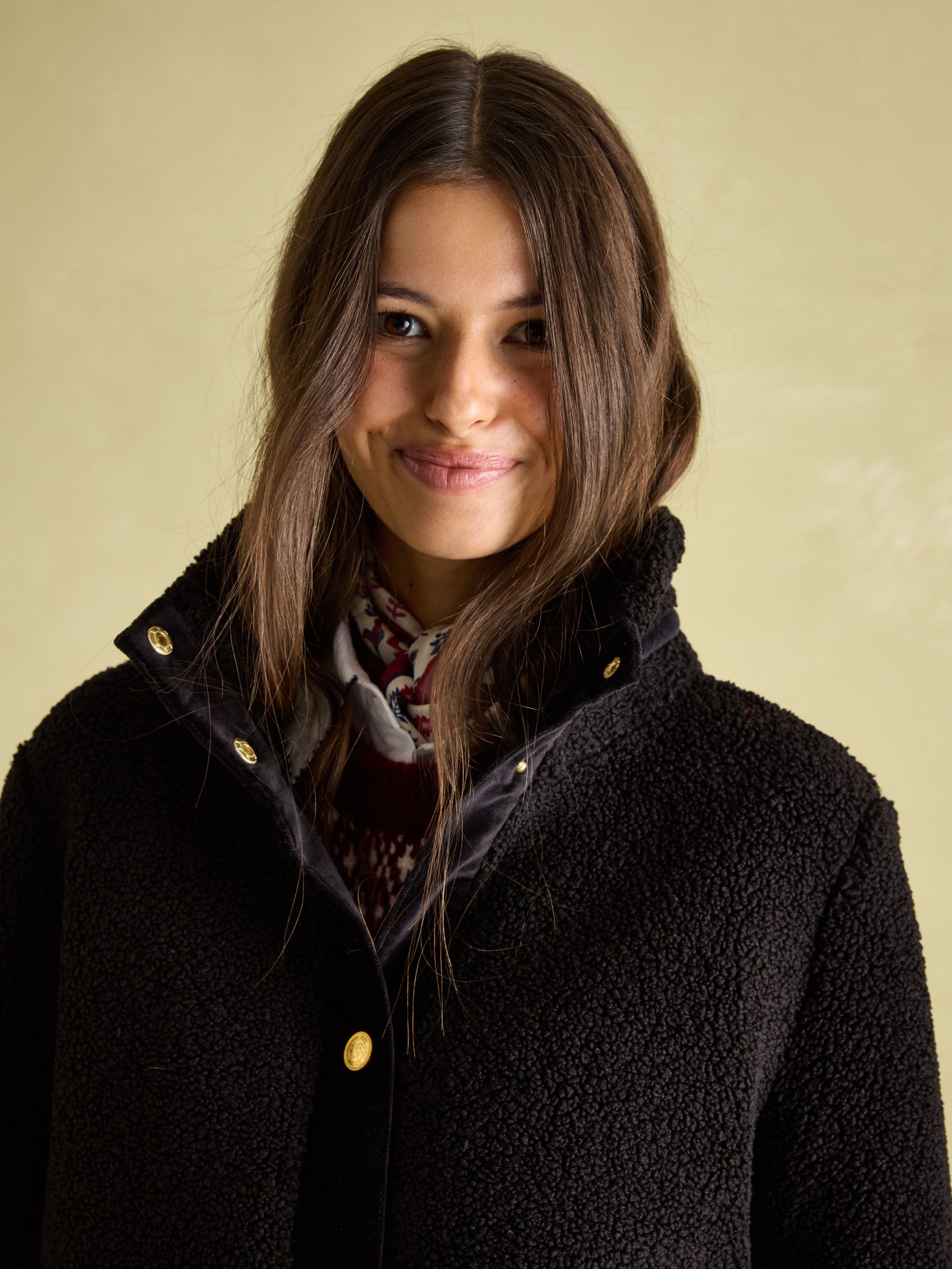 Fleur Black Fleece Jacket - Image 3 of 12