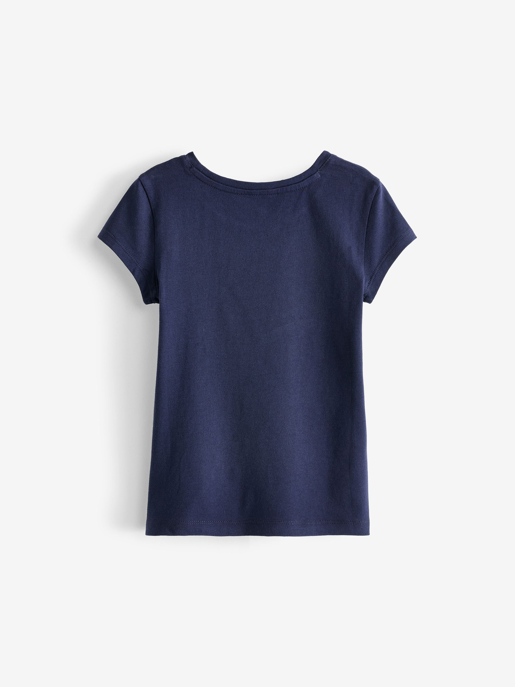 Navy Blue Logo Graphic Short Sleeve Crew Neck T-Shirt (4-13yrs) - Image 2 of 3