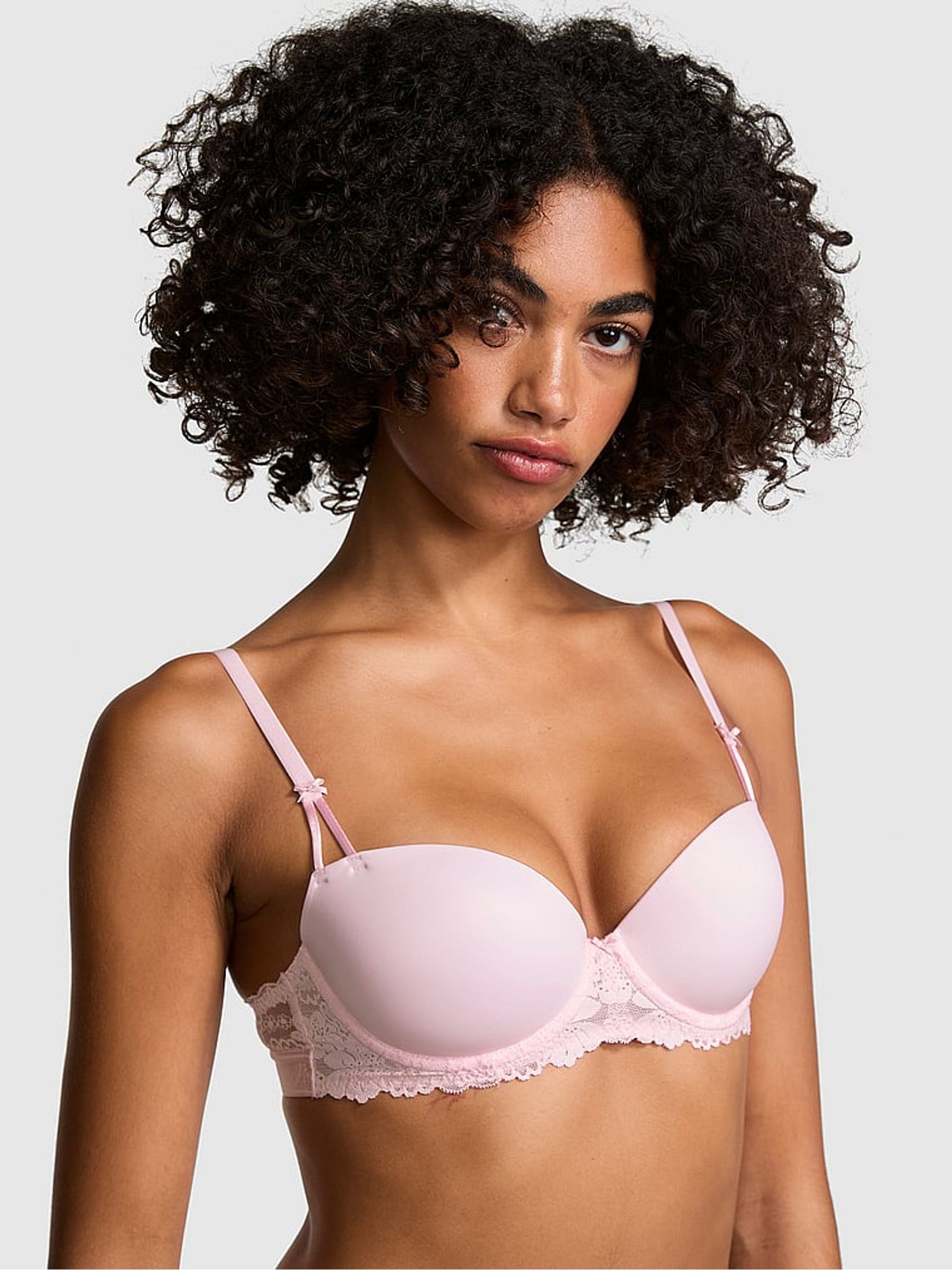 Pink Tulip Balcony Push Up Bra Victoria's Secret UK