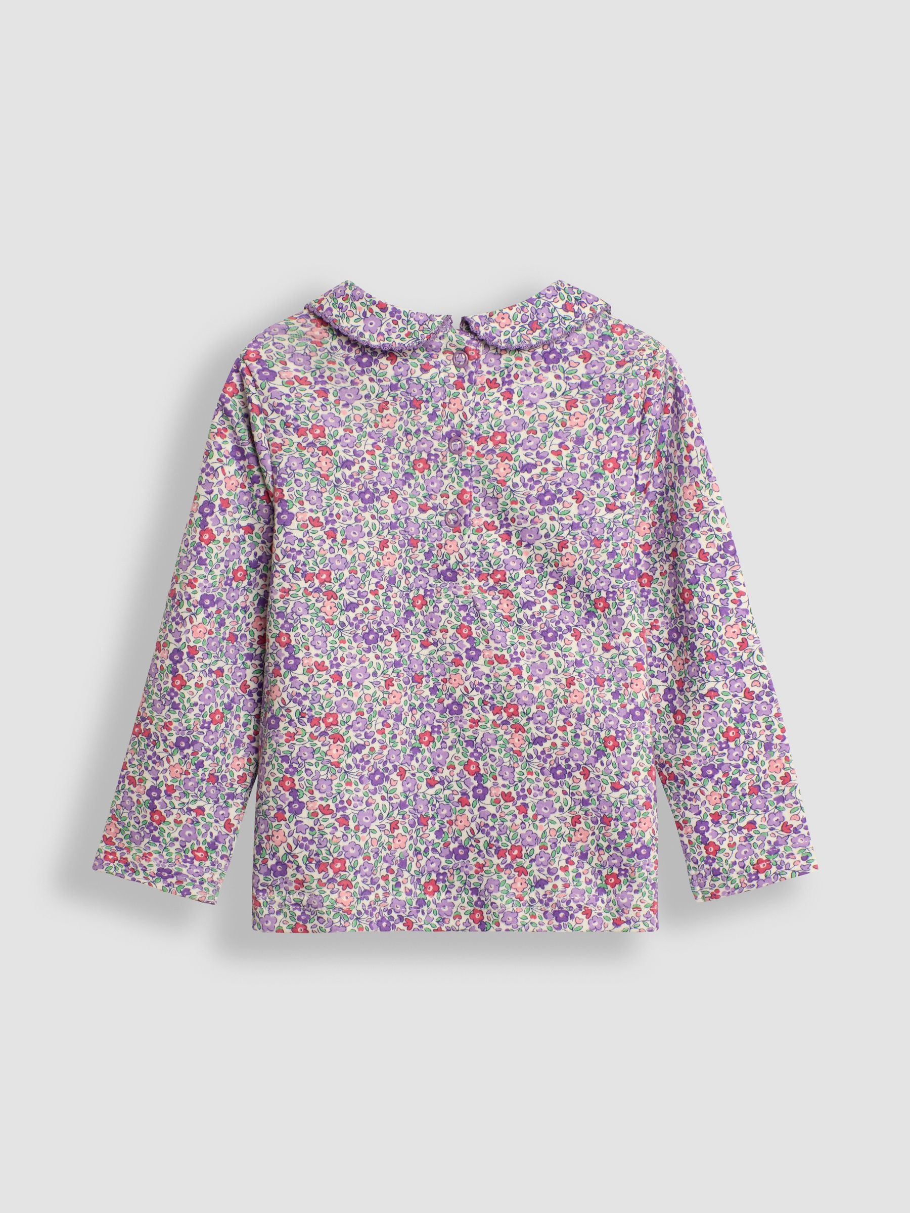 Lilac Ditsy Floral Peter Pan Top - Image 2 of 3