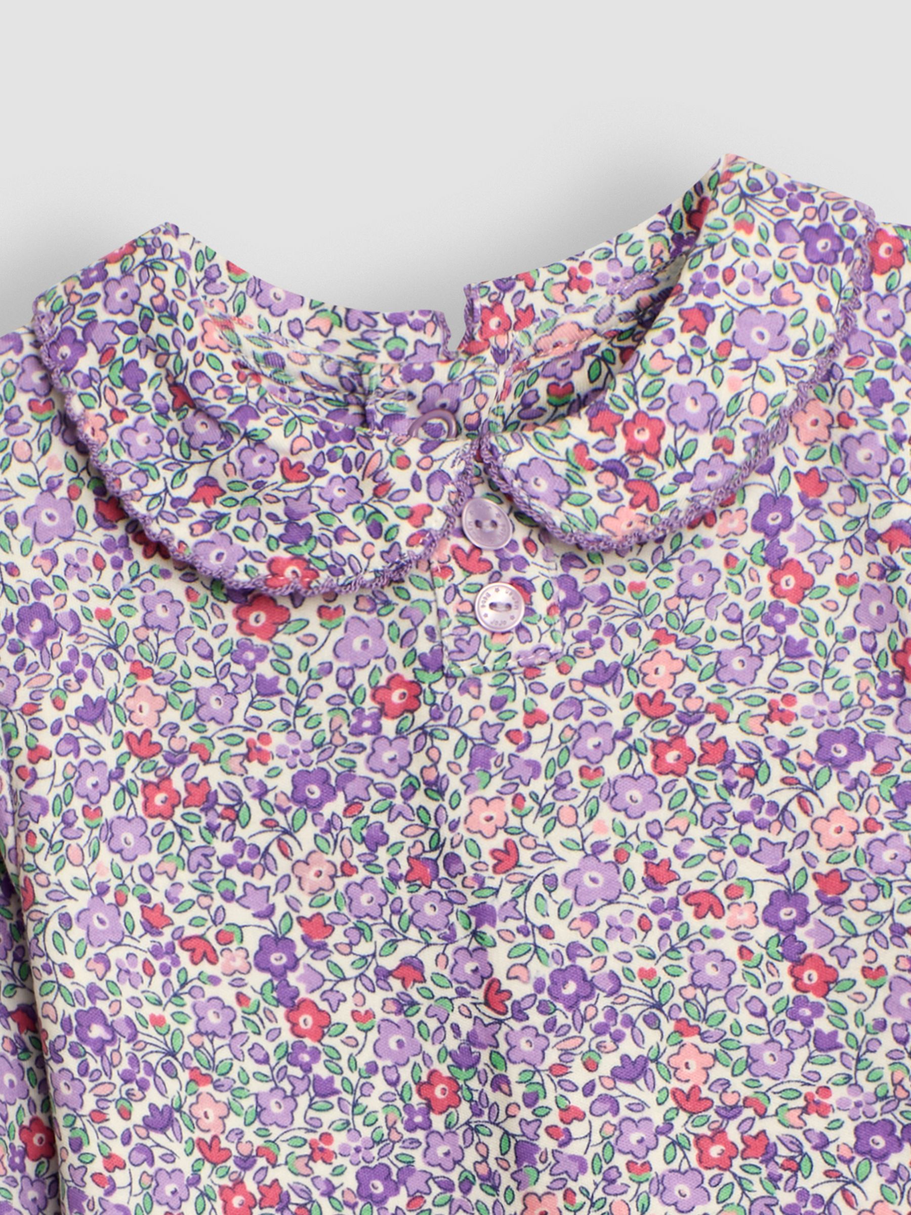 Lilac Ditsy Floral Peter Pan Top - Image 3 of 3