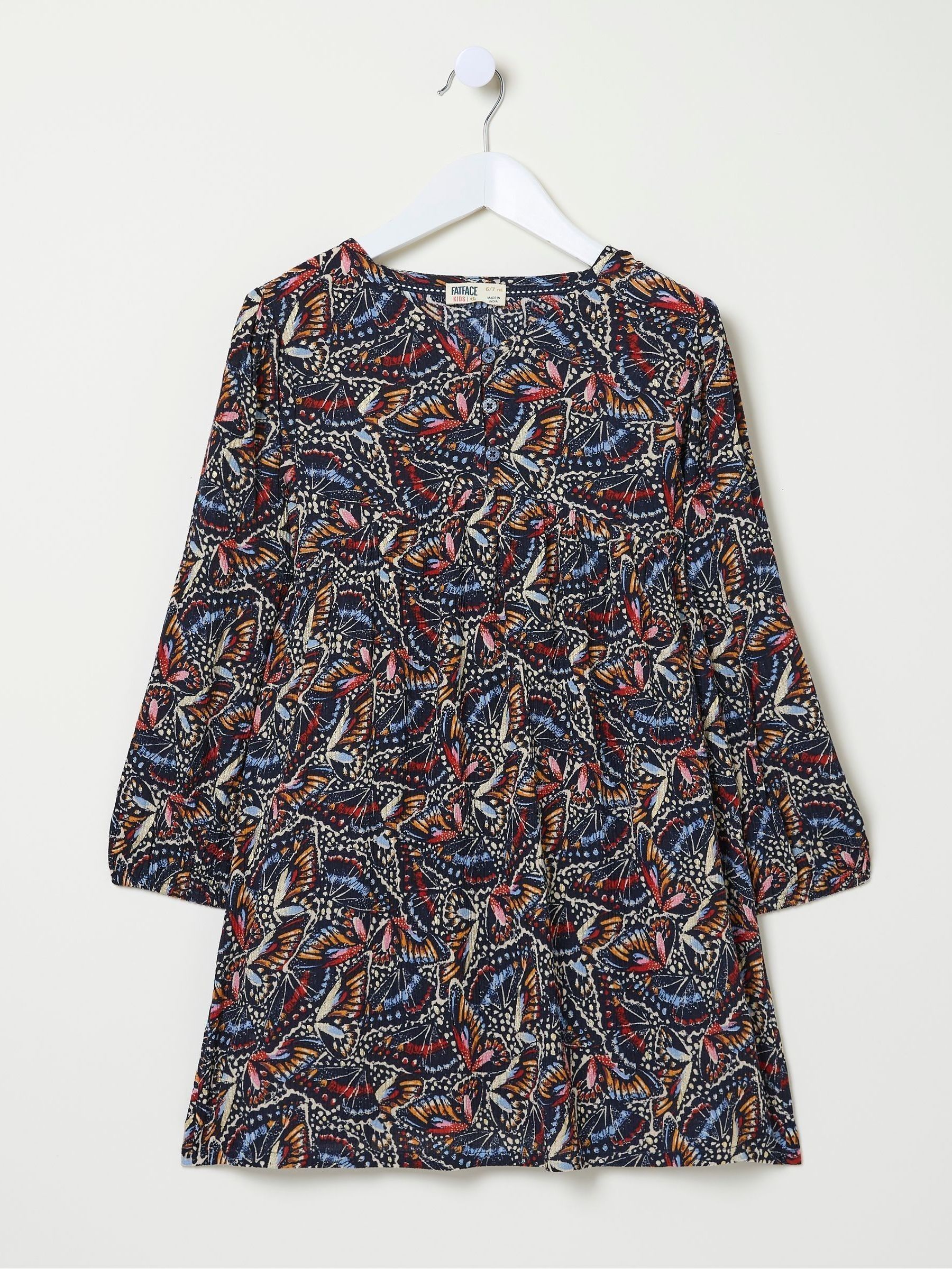 Lily Blue Butterfly Dress - Image 4 of 4