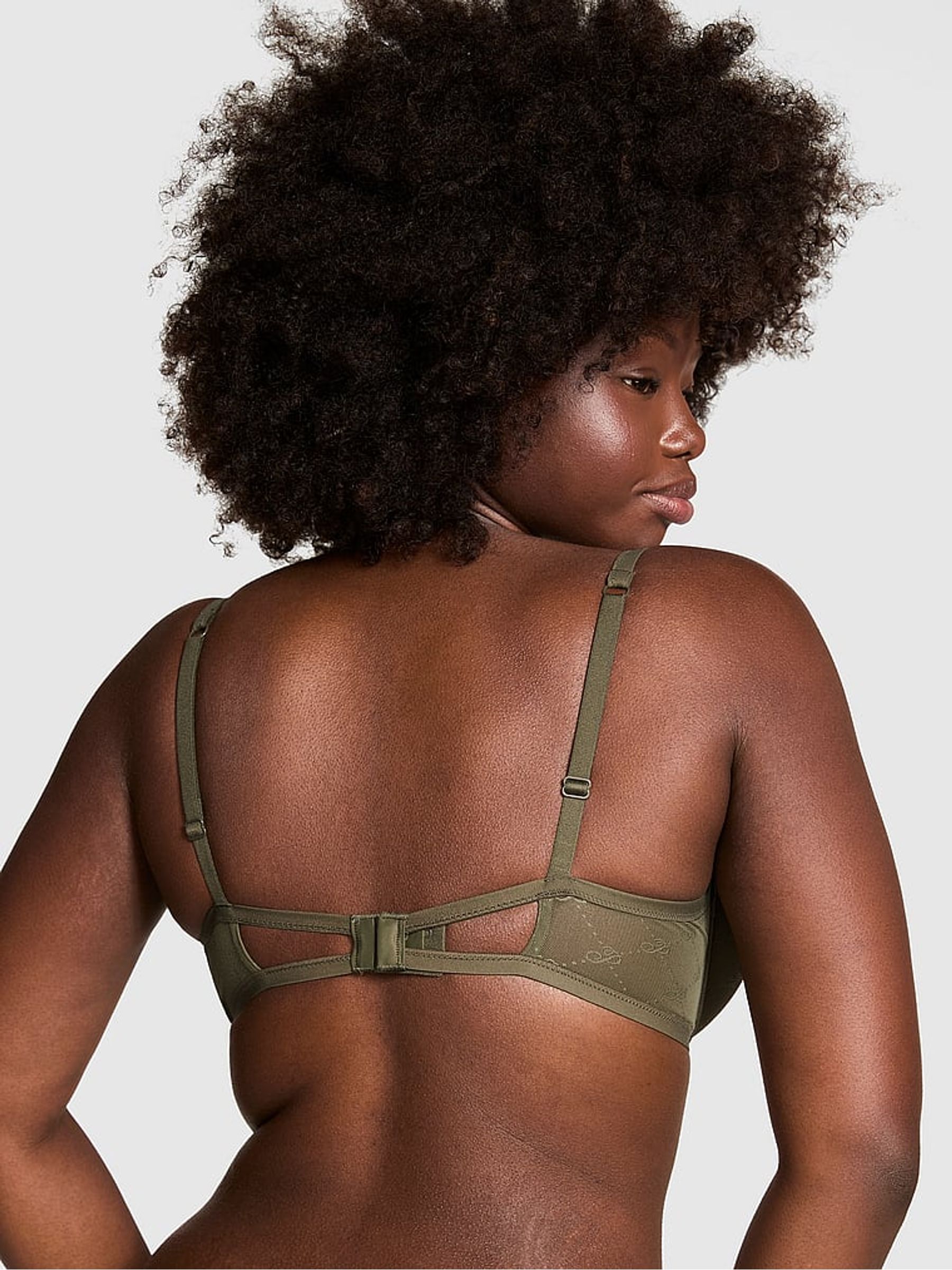 Olive Green Push Up Bra - Image 2 of 3