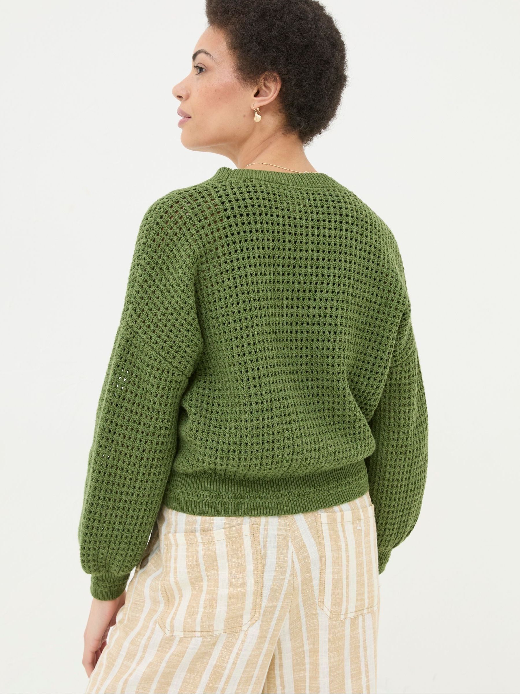 Annie Green Button Through Cardigan - Image 2 of 5