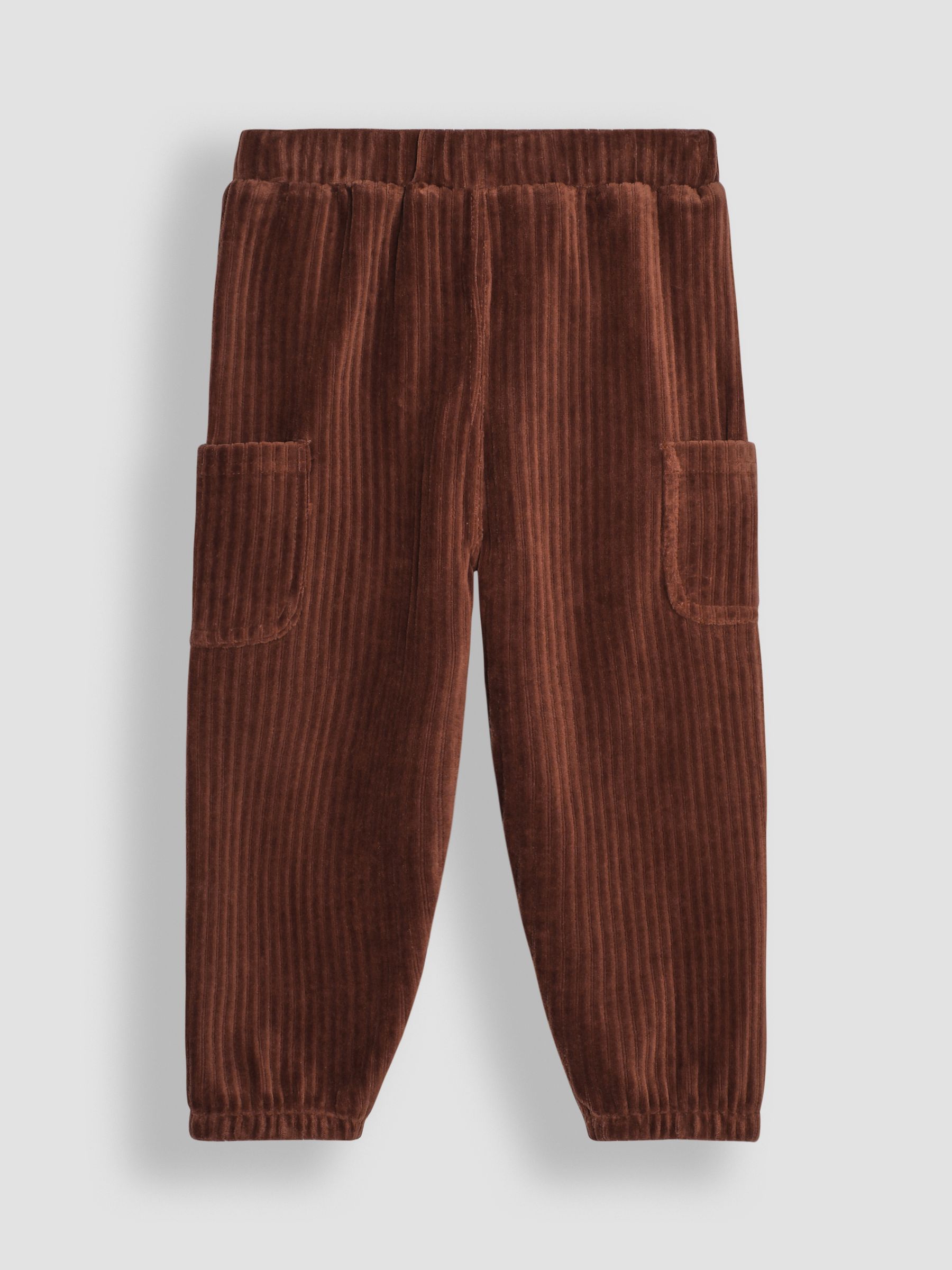 Tan & Natural 2-Pack Velour Pocket Joggers - Image 3 of 5