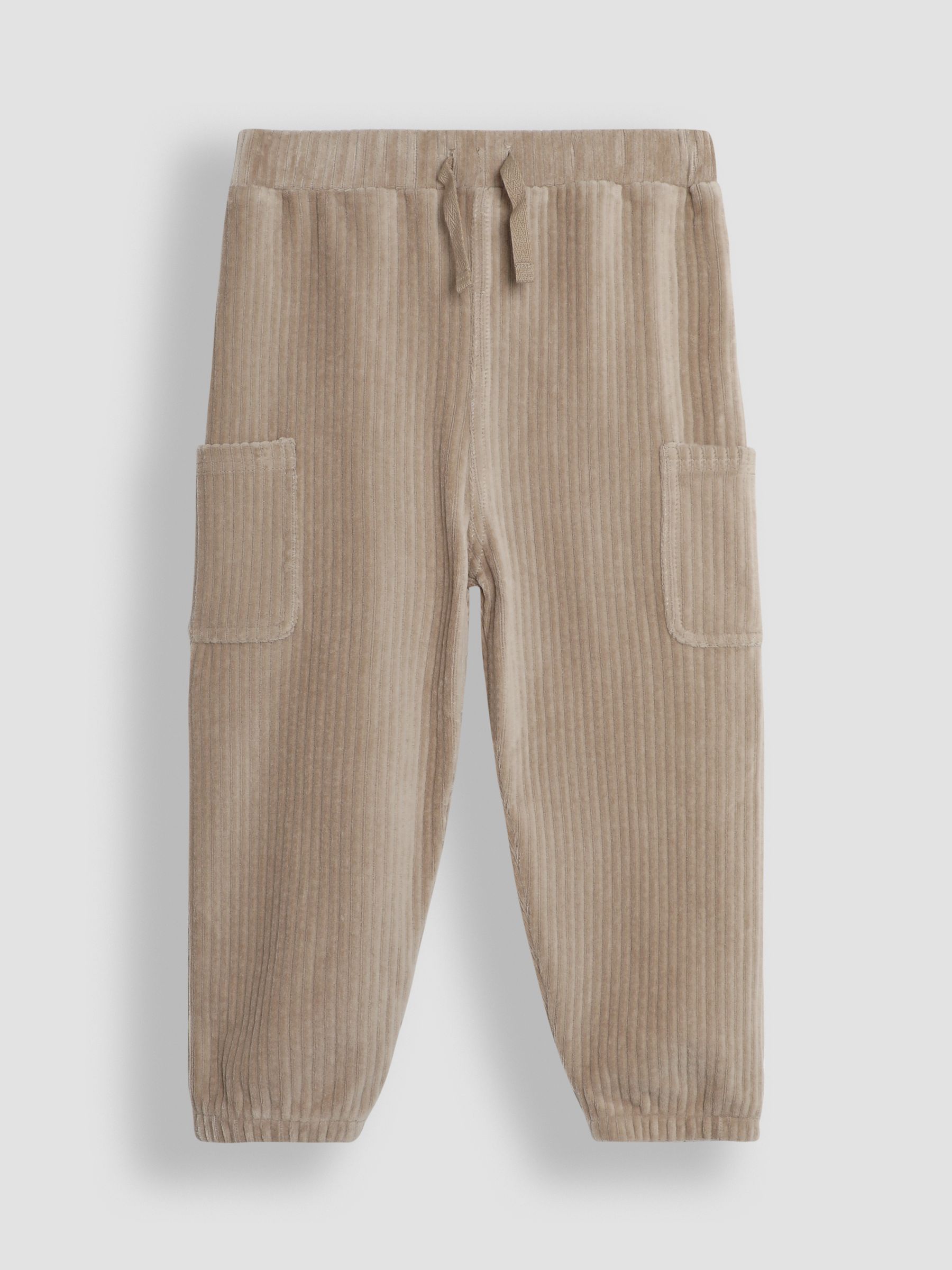 Tan & Natural 2-Pack Velour Pocket Joggers - Image 4 of 5