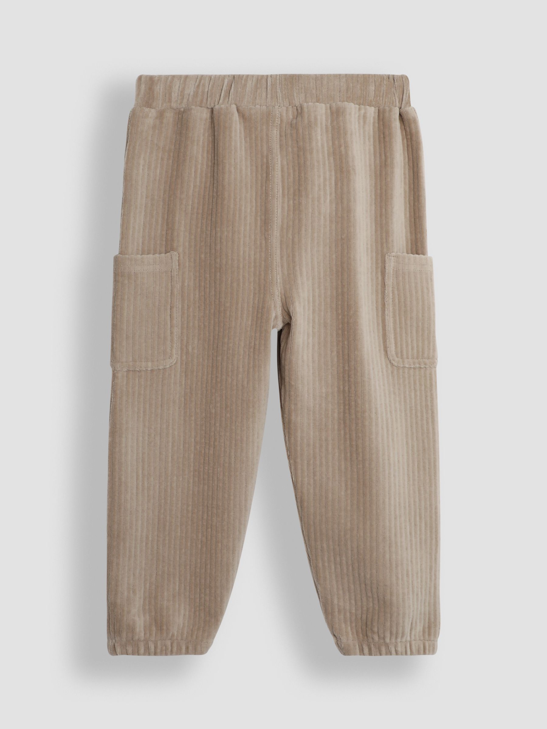Tan & Natural 2-Pack Velour Pocket Joggers - Image 5 of 5