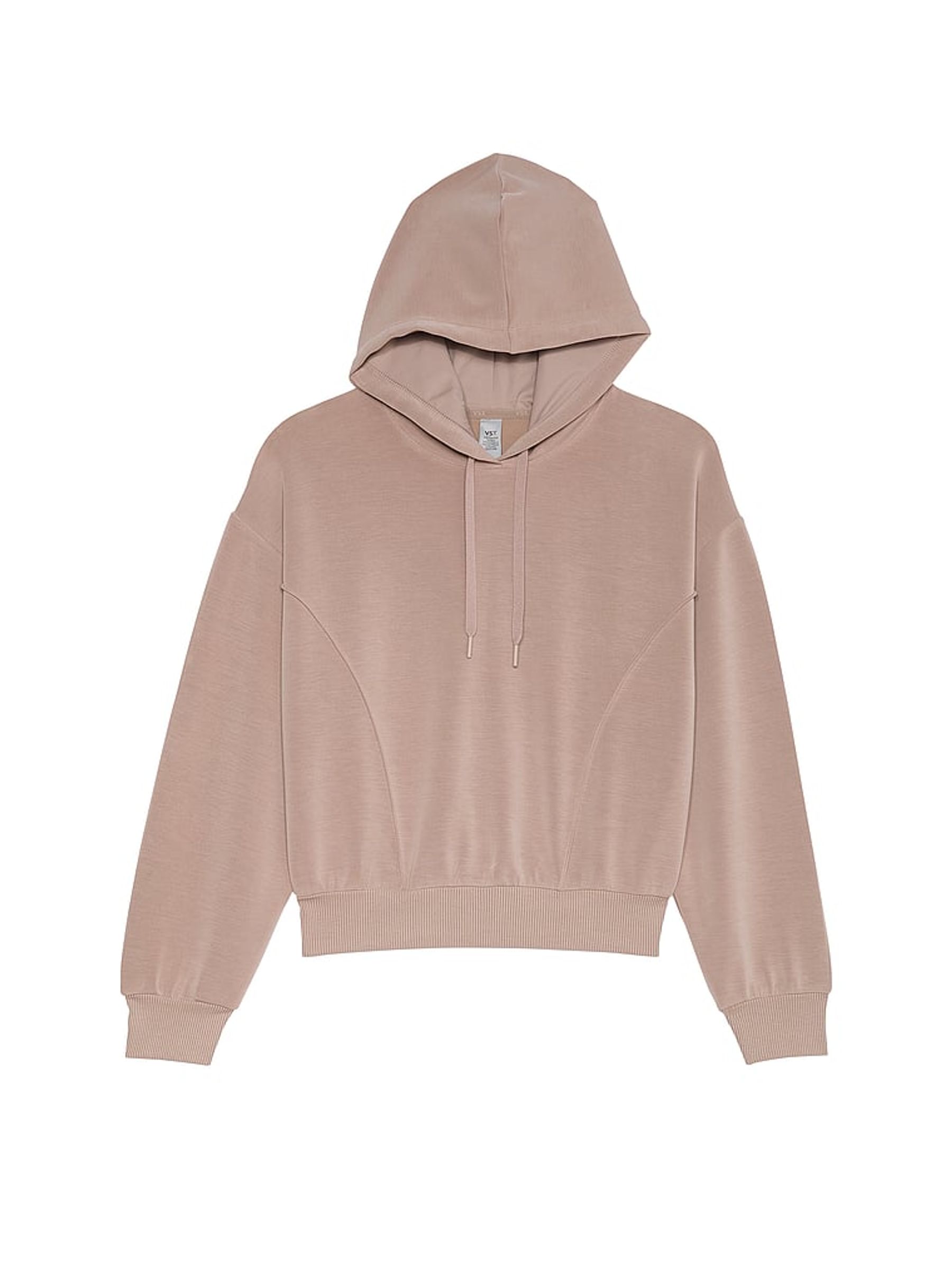 Candelight Rose Nude Featherweight Knit Hoodie - Image 3 of 3