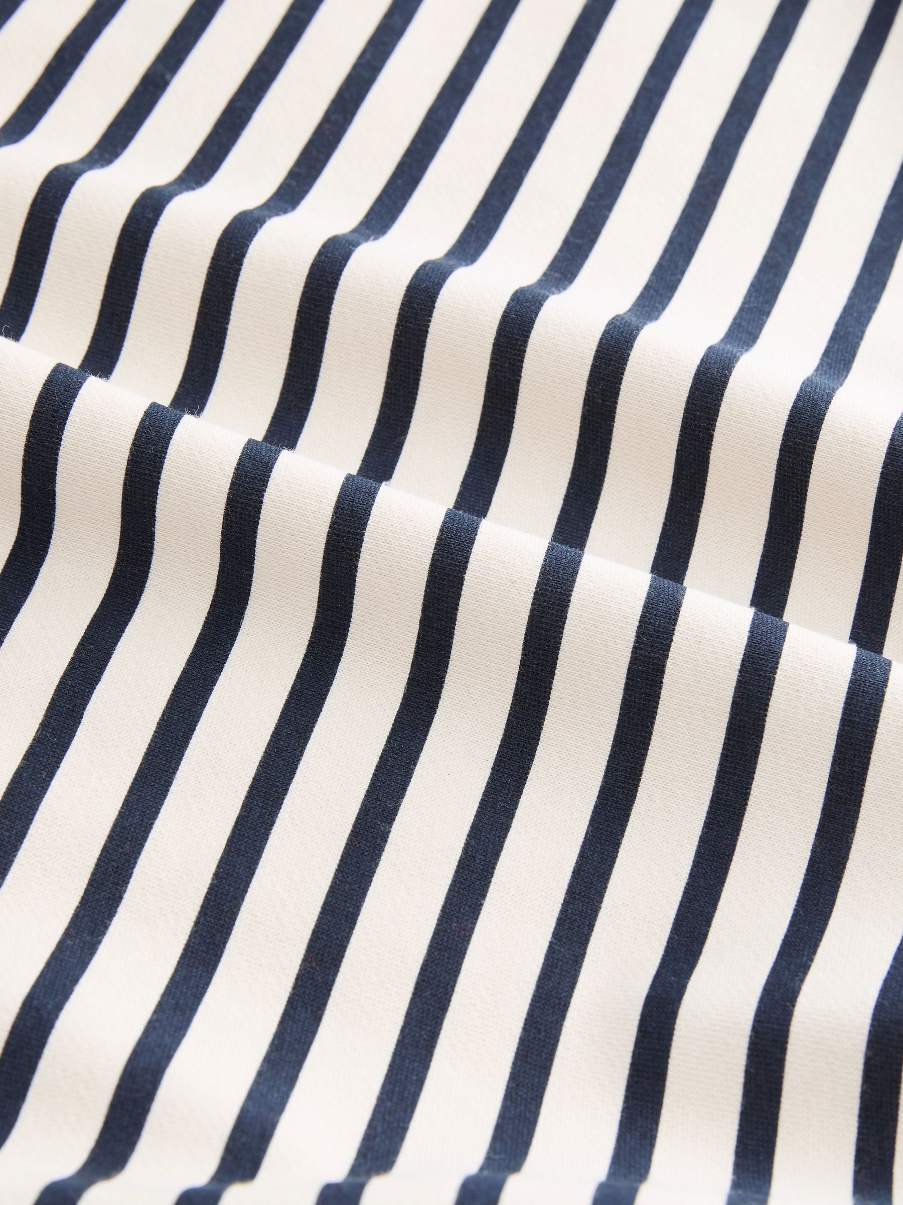 Cream & Black Stripe Logo Oversized Sweatshirt - Image 3 of 7