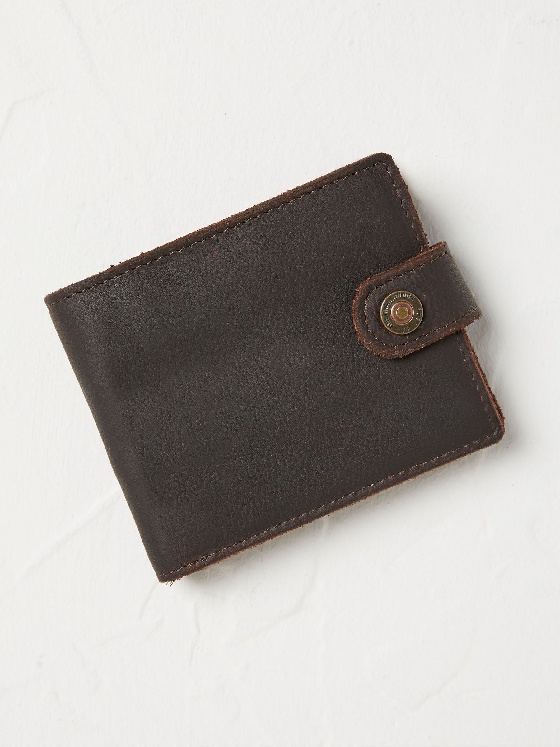 Brown Multi Compartment Leather Wallet - Image 1 of 2