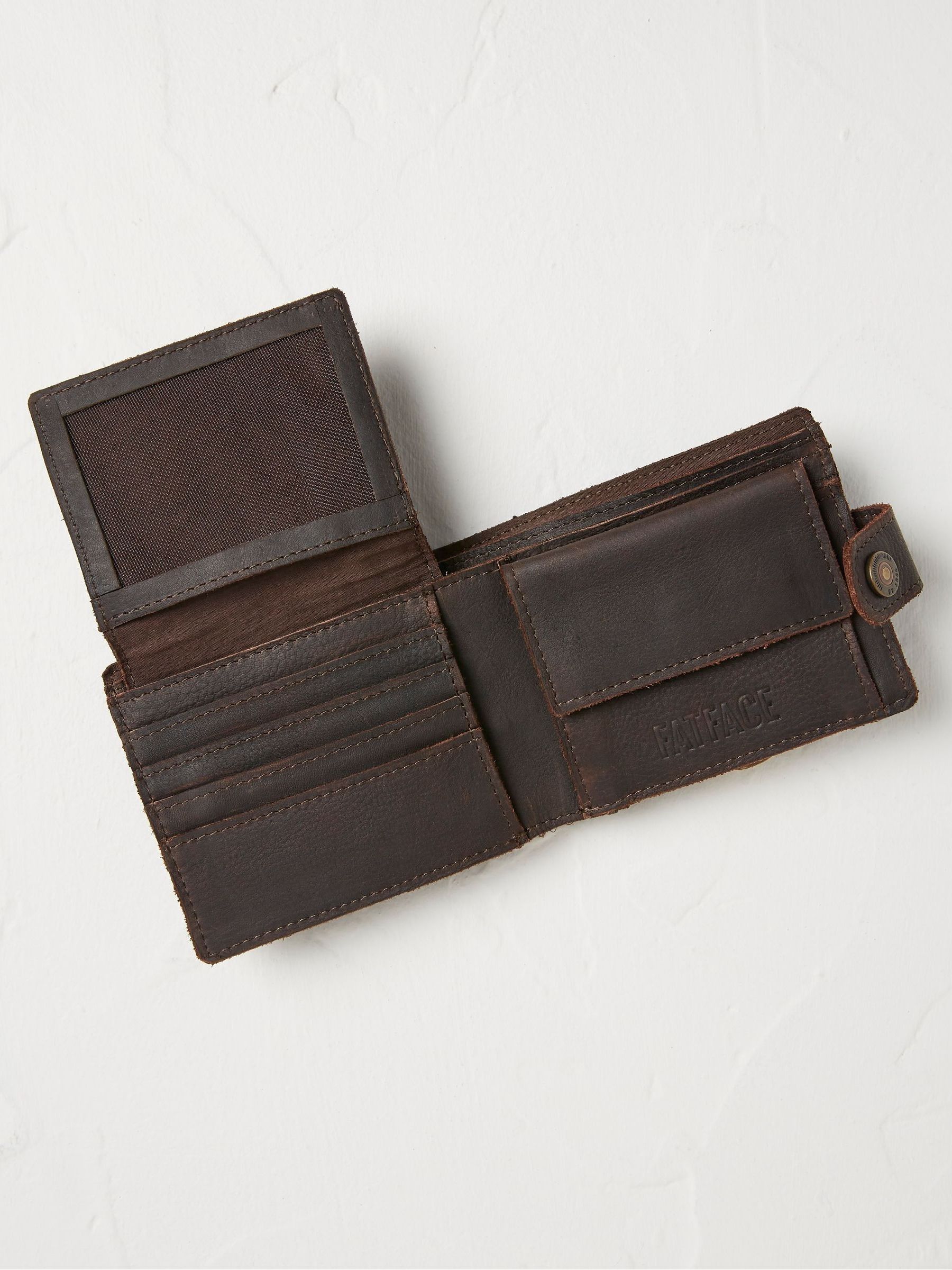 Brown Multi Compartment Leather Wallet - Image 2 of 2