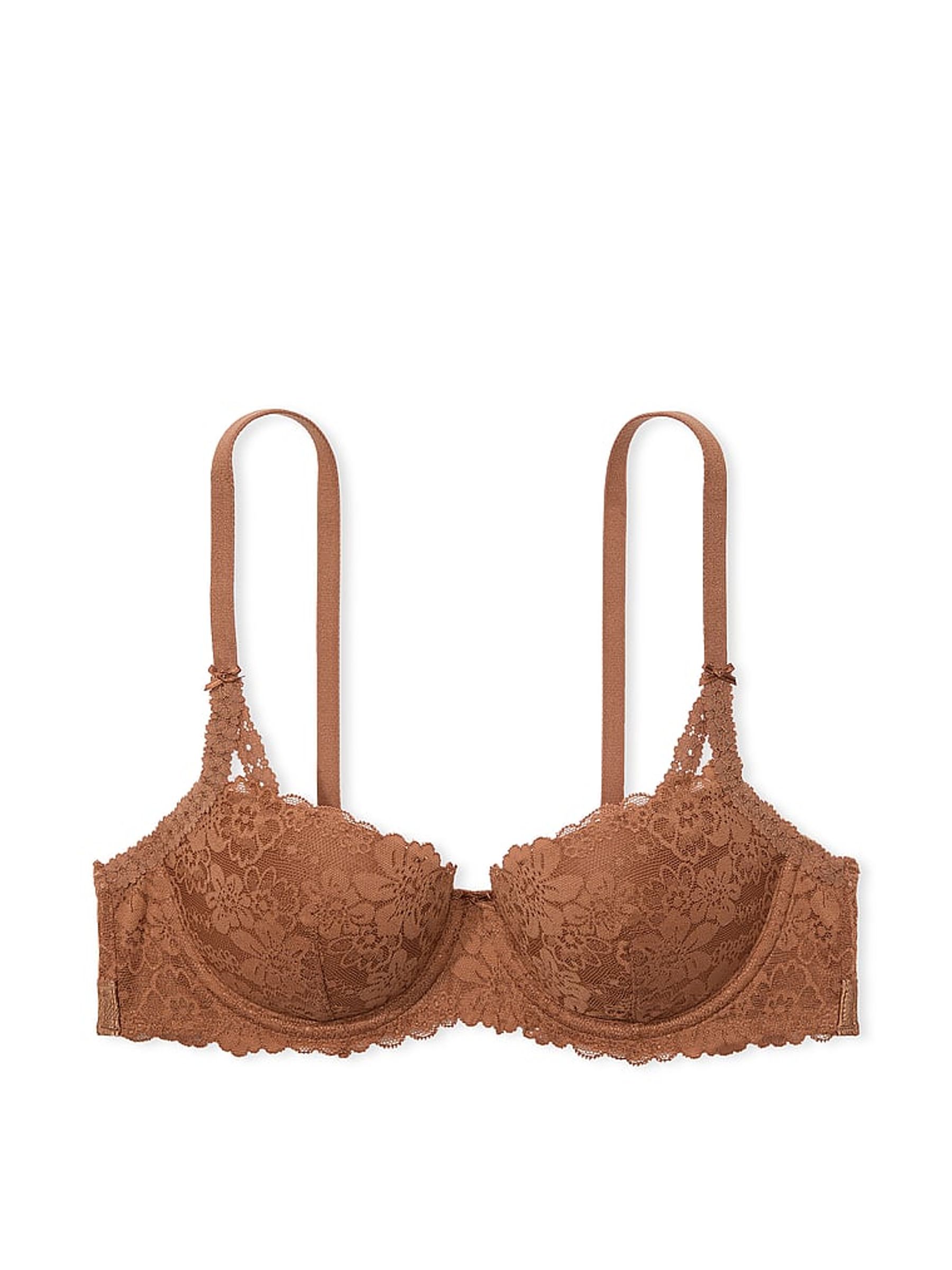 Caramel Nude Lace Lightly Lined Balcony Bra - Image 3 of 4