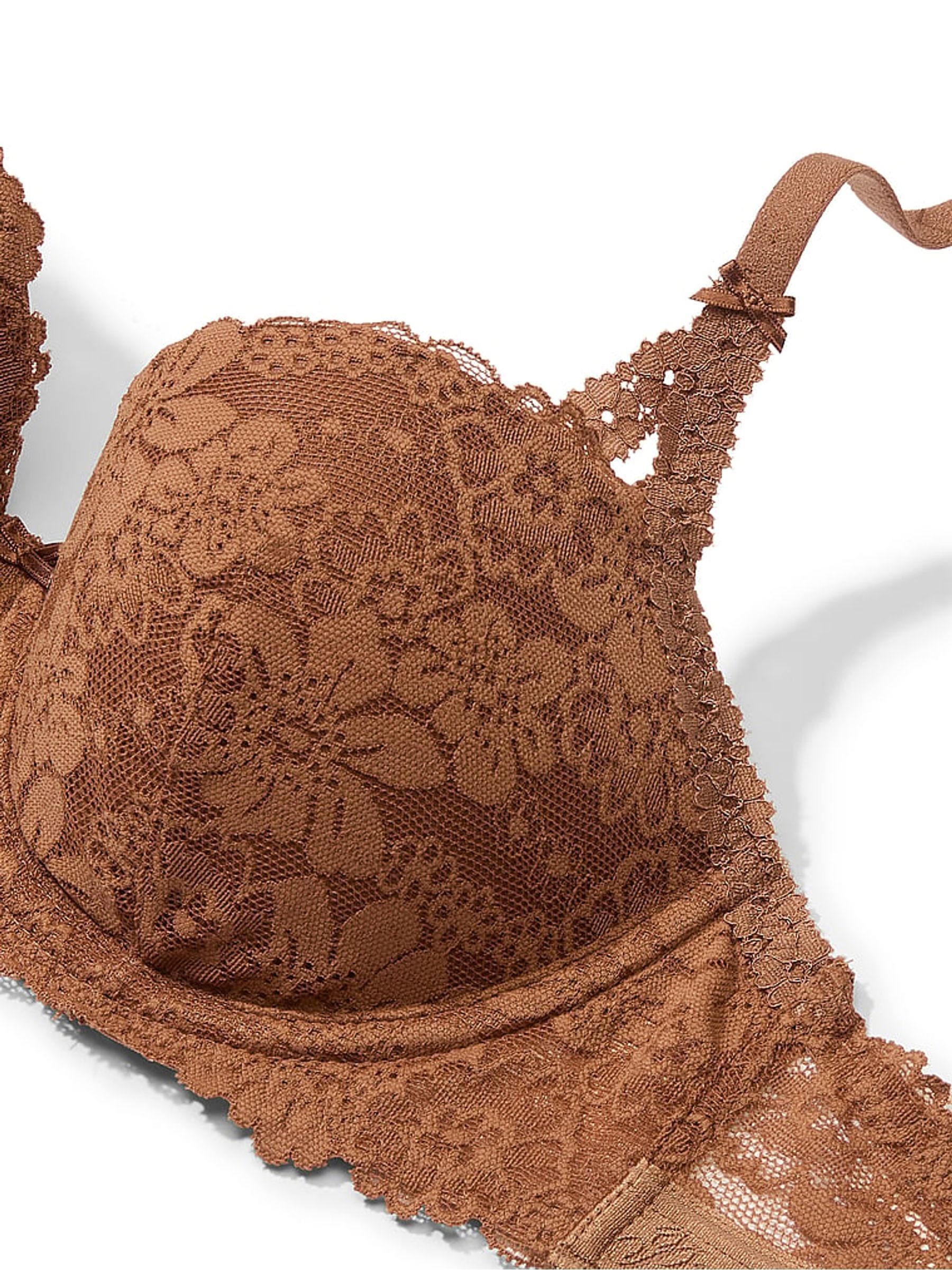 Caramel Nude Lace Lightly Lined Balcony Bra - Image 4 of 4