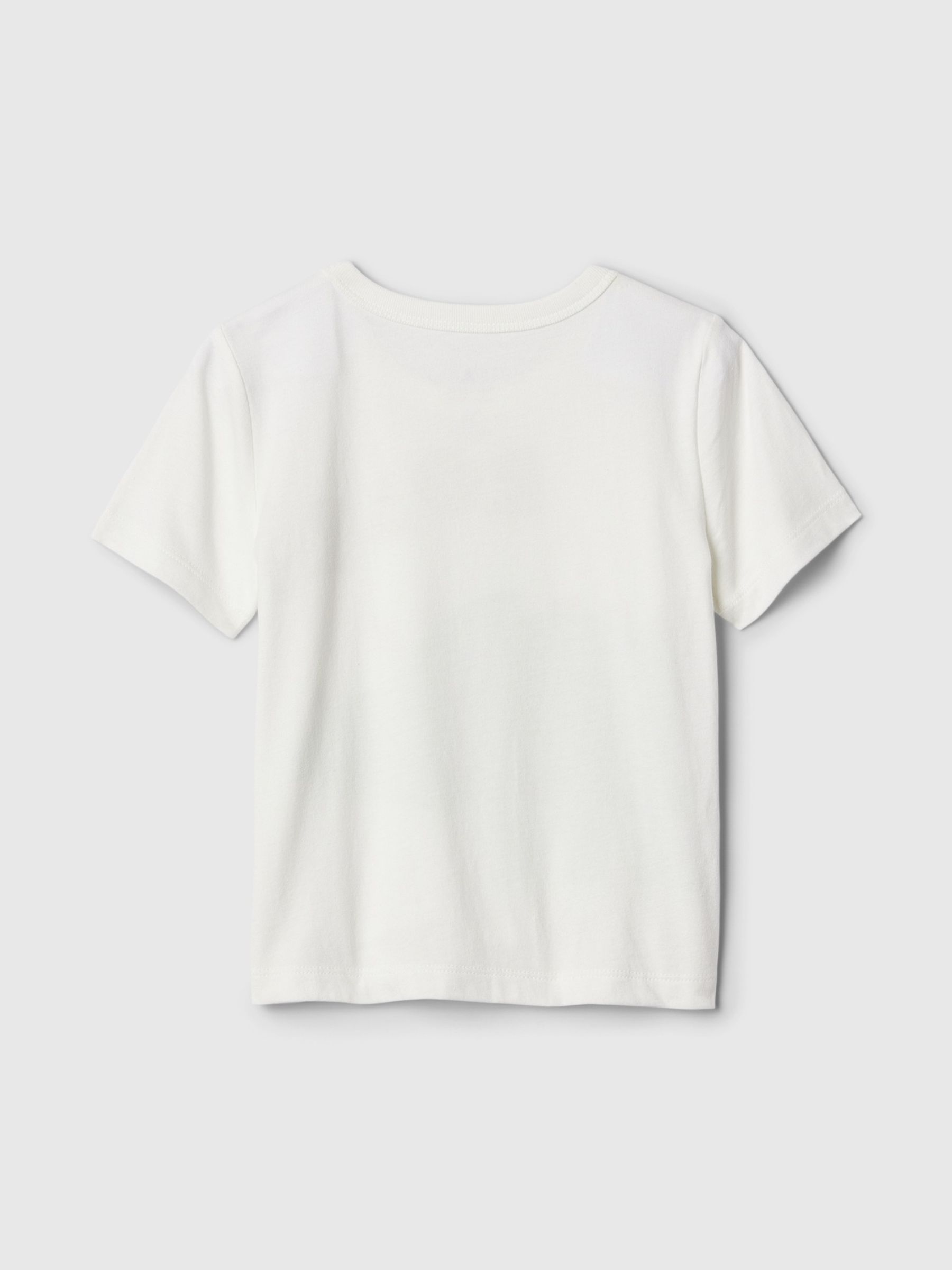 White Dinosaur Graphic Short Sleeve Crew Neck Baby T-Shirt (Newborn-5yrs) - Image 2 of 3