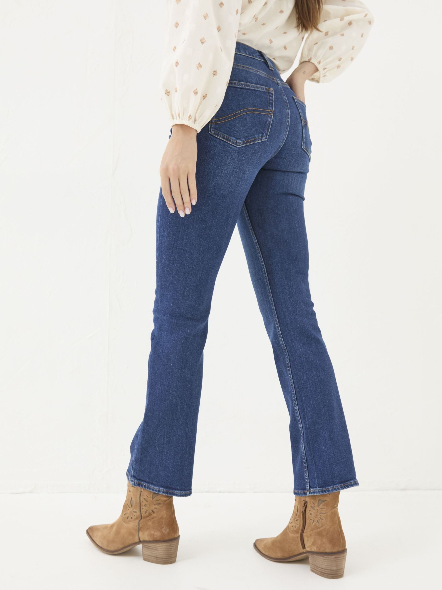 Brooke Indigo/Blue Bootcut Jeans - Image 2 of 5