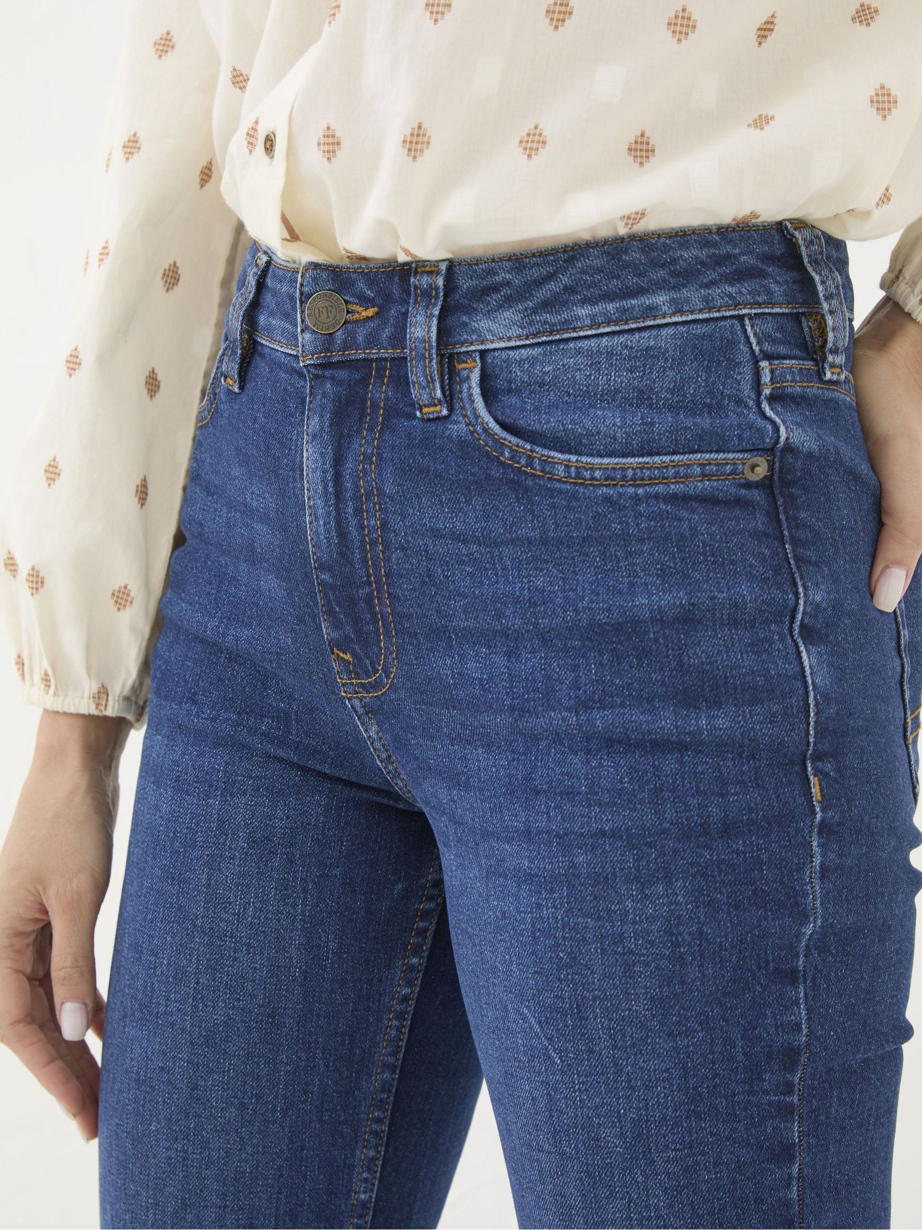 Brooke Indigo/Blue Bootcut Jeans - Image 4 of 5