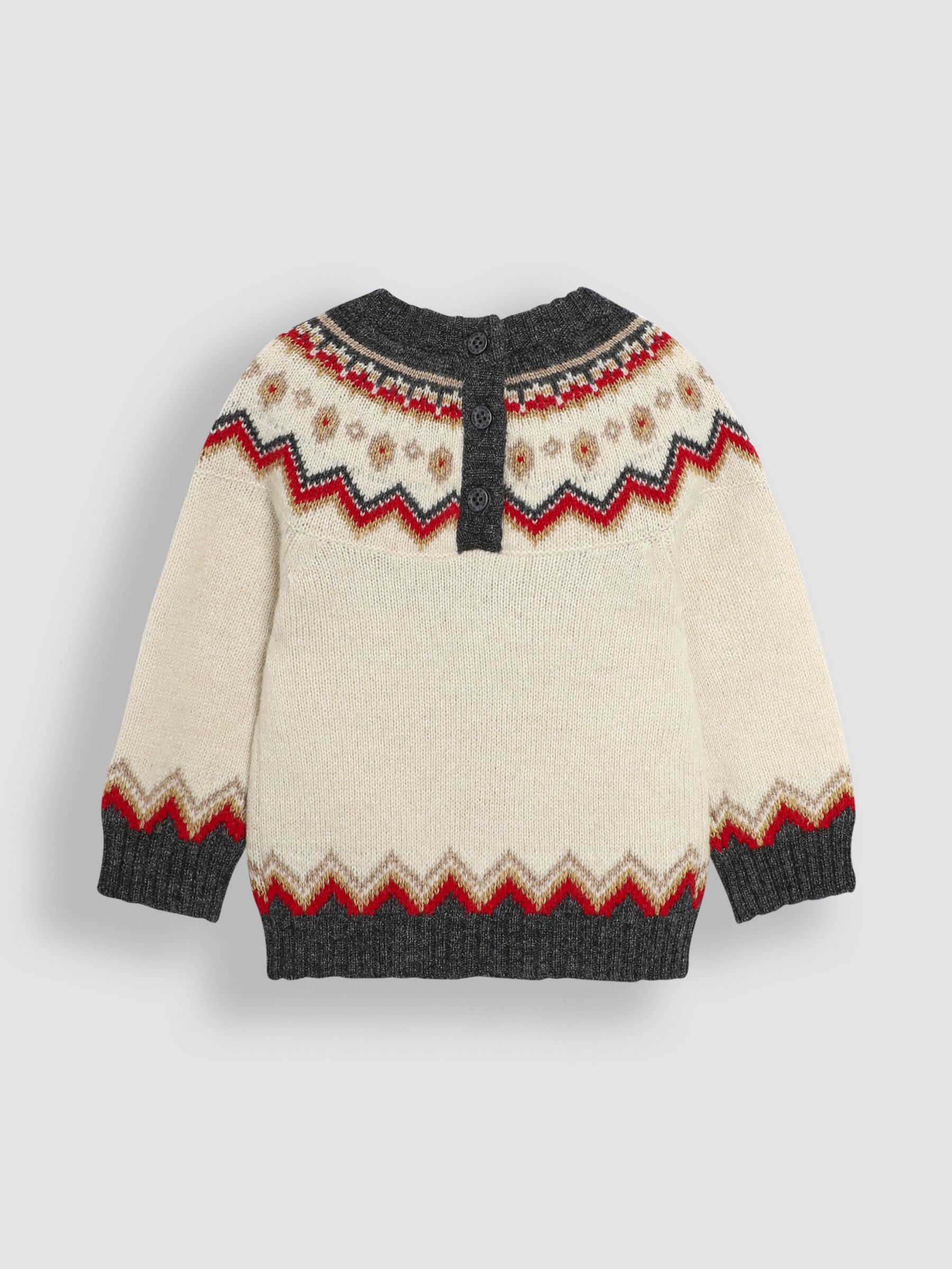 Natural Reindeer Christmas Reindeer Jumper - Image 2 of 3