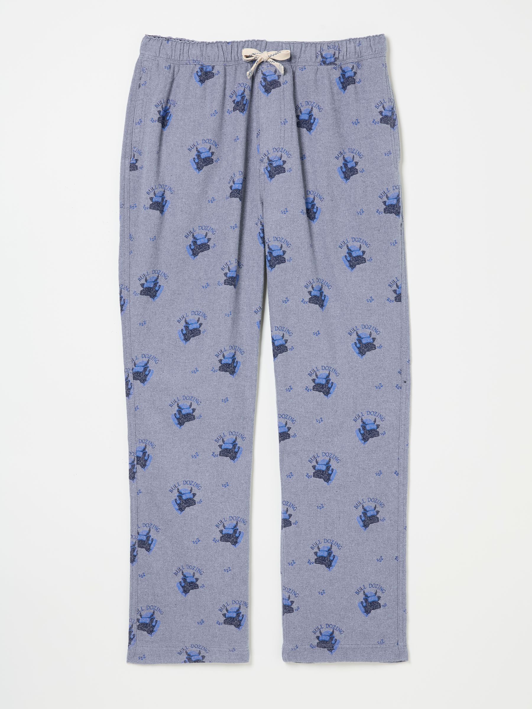 Light Blue Bull Dozing Pyjama Bottoms - Image 6 of 7