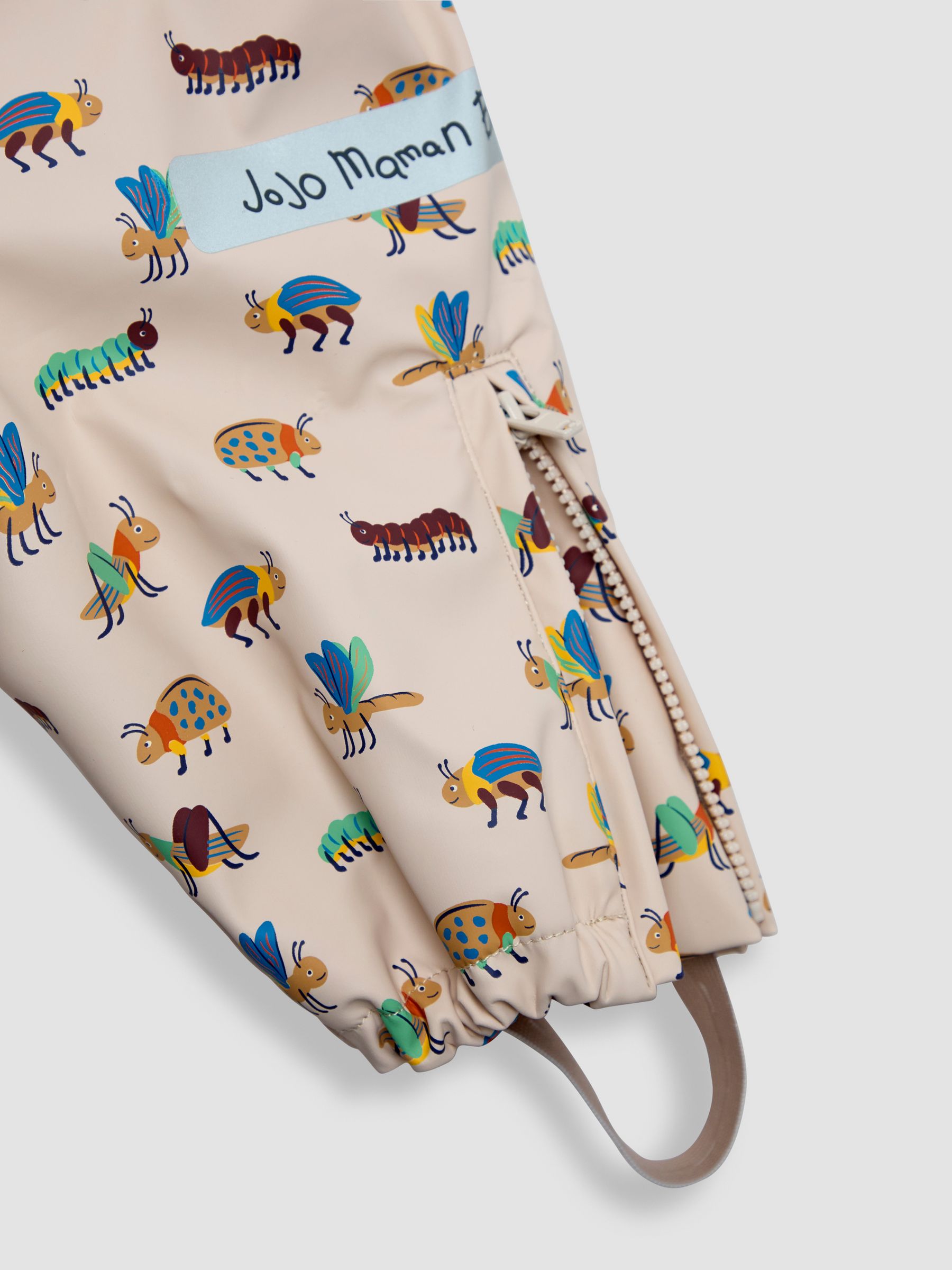 Stone Bug Print Waterproof Dungarees - Image 3 of 3