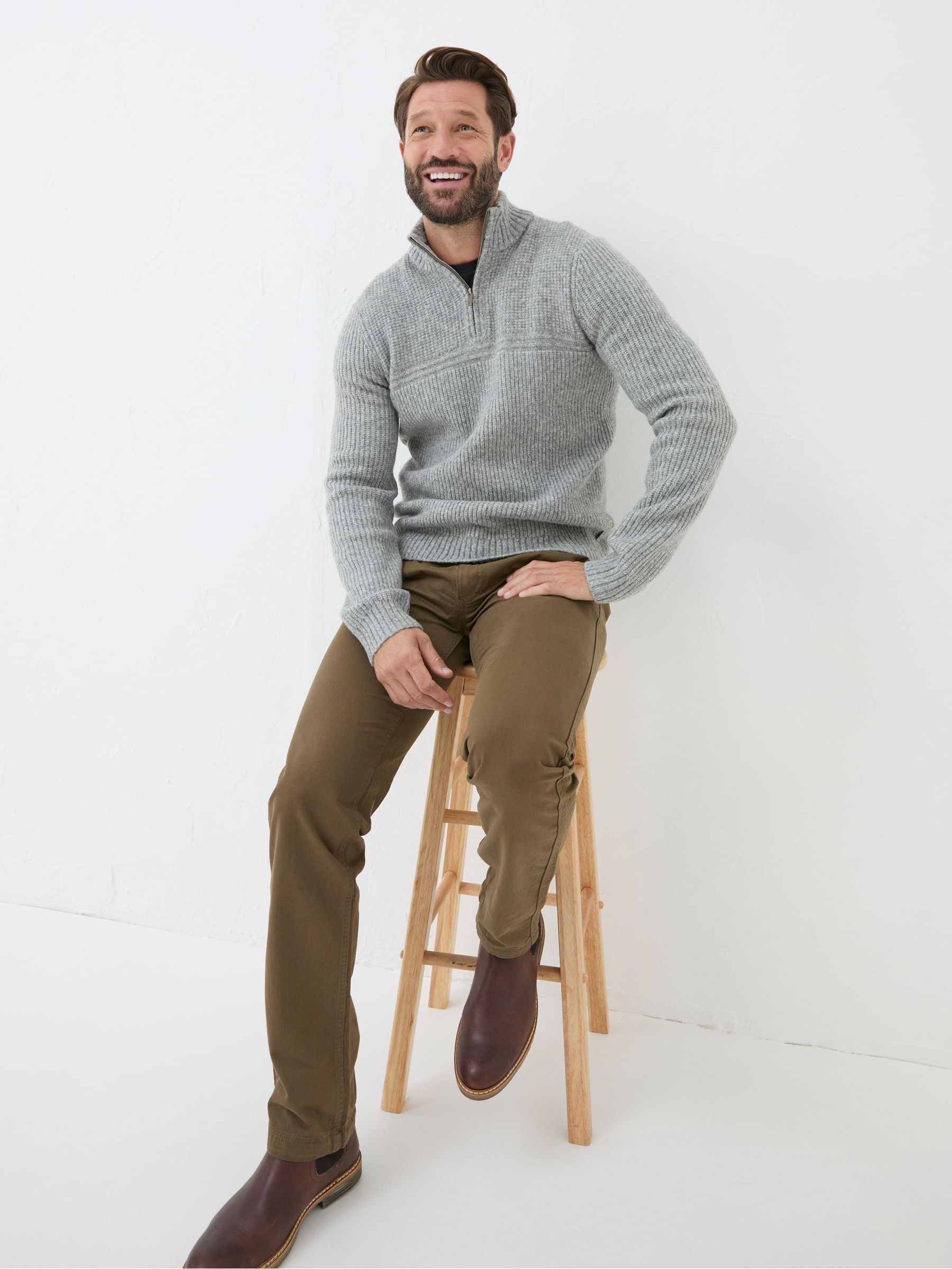 Brown Modern Coastal Chinos - Image 4 of 6