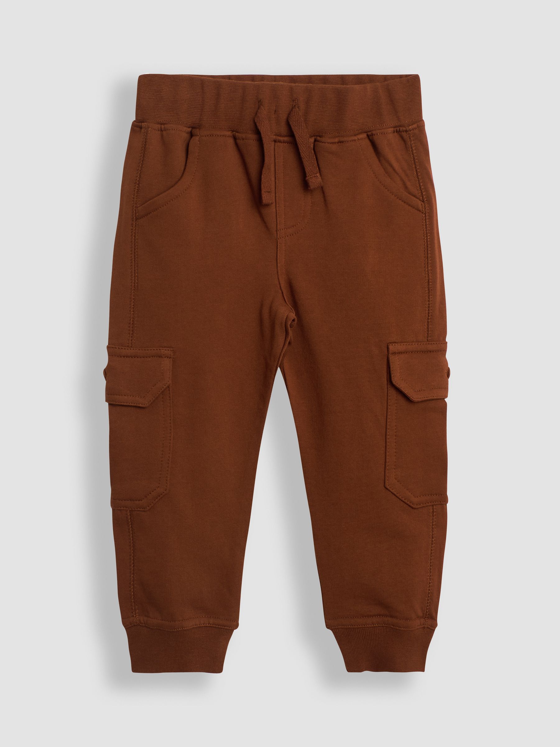 Brown & Navy Blue 2-Pack Cargo Joggers - Image 4 of 5