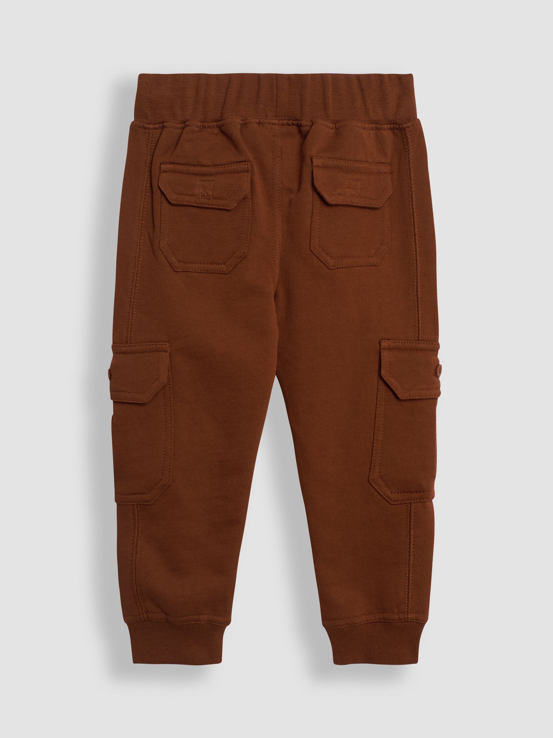 Brown & Navy Blue 2-Pack Cargo Joggers - Image 5 of 5
