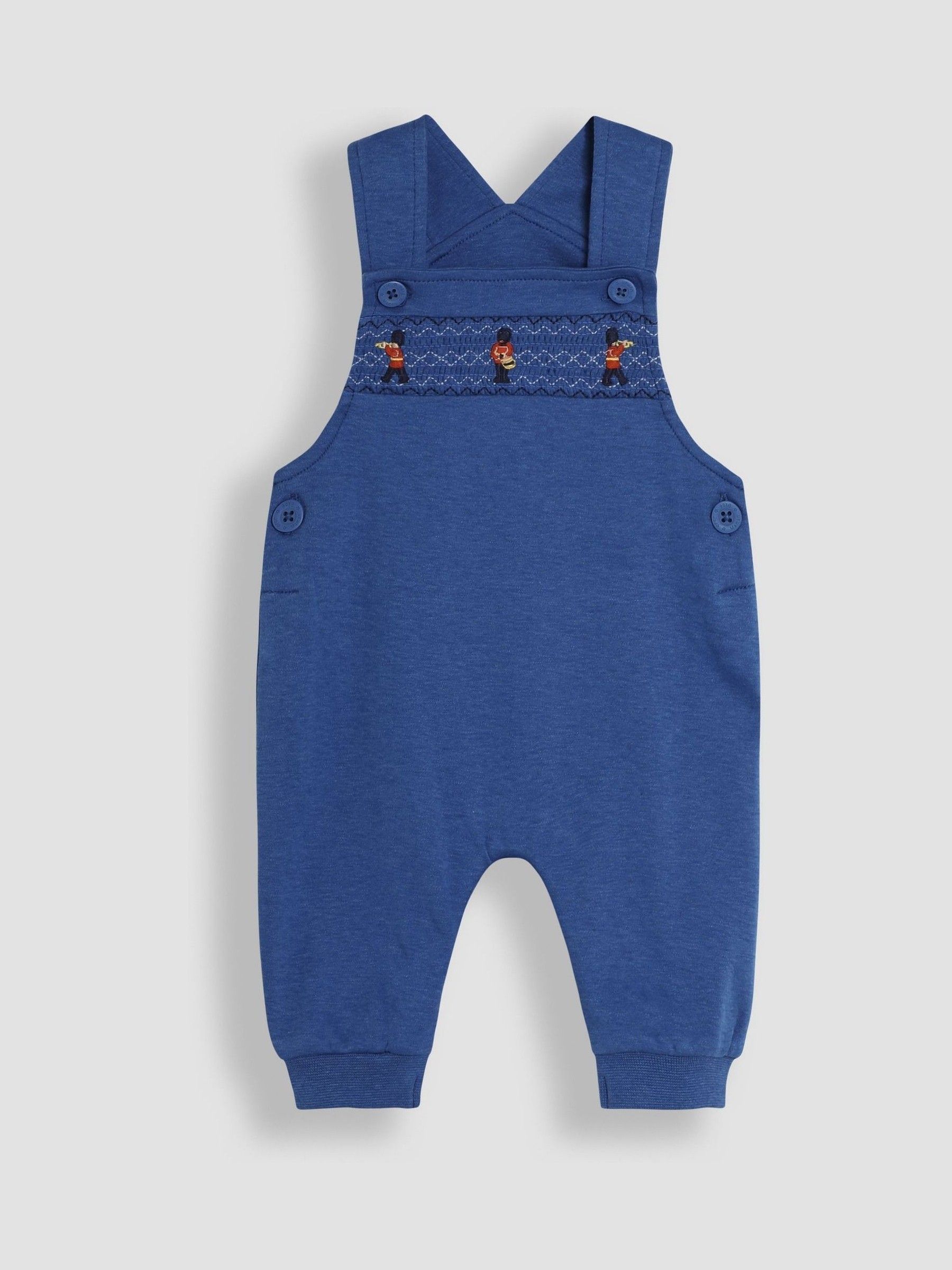 Blue King's Guard Embroidered Dungarees And Top Set - Image 2 of 6