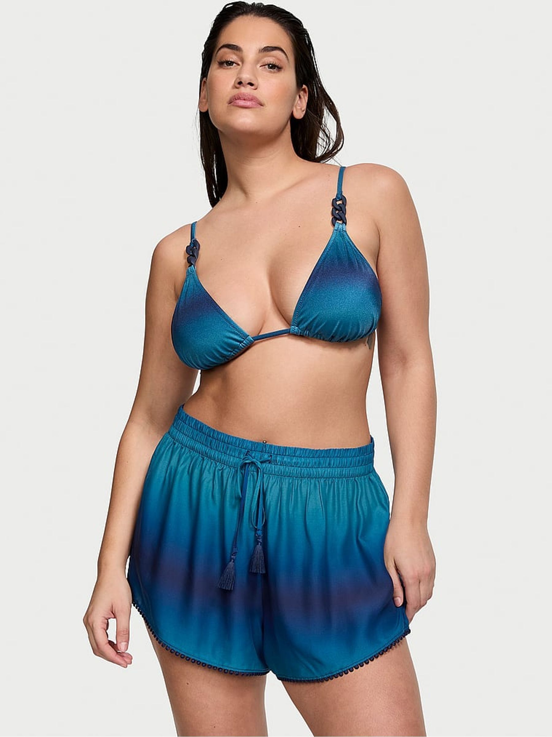 Blue Ombre Shorts Cover UP - Image 1 of 3