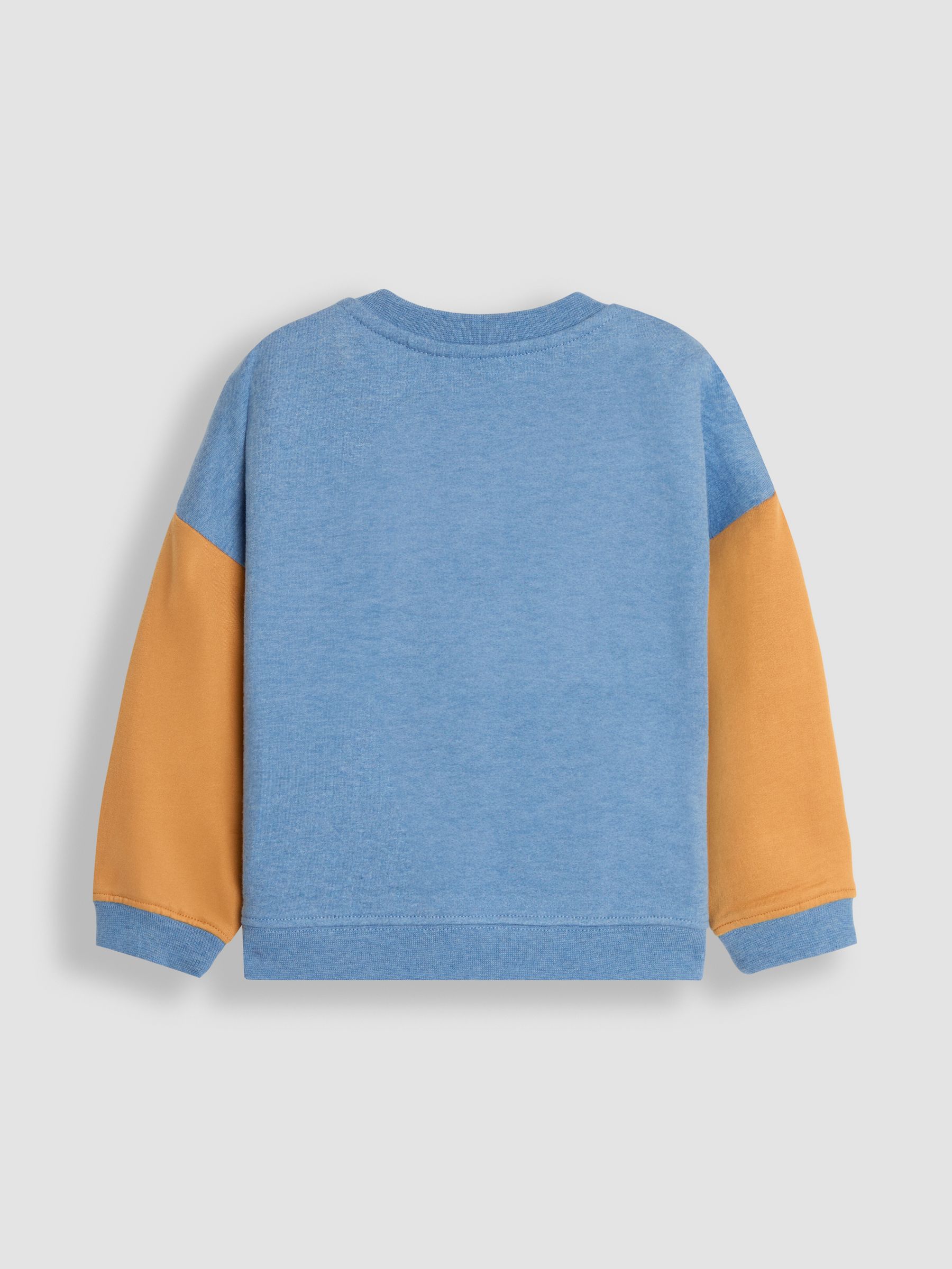 Blue Tiger Colour Block Appliqué Sweatshirt & Jogger Set - Image 3 of 10