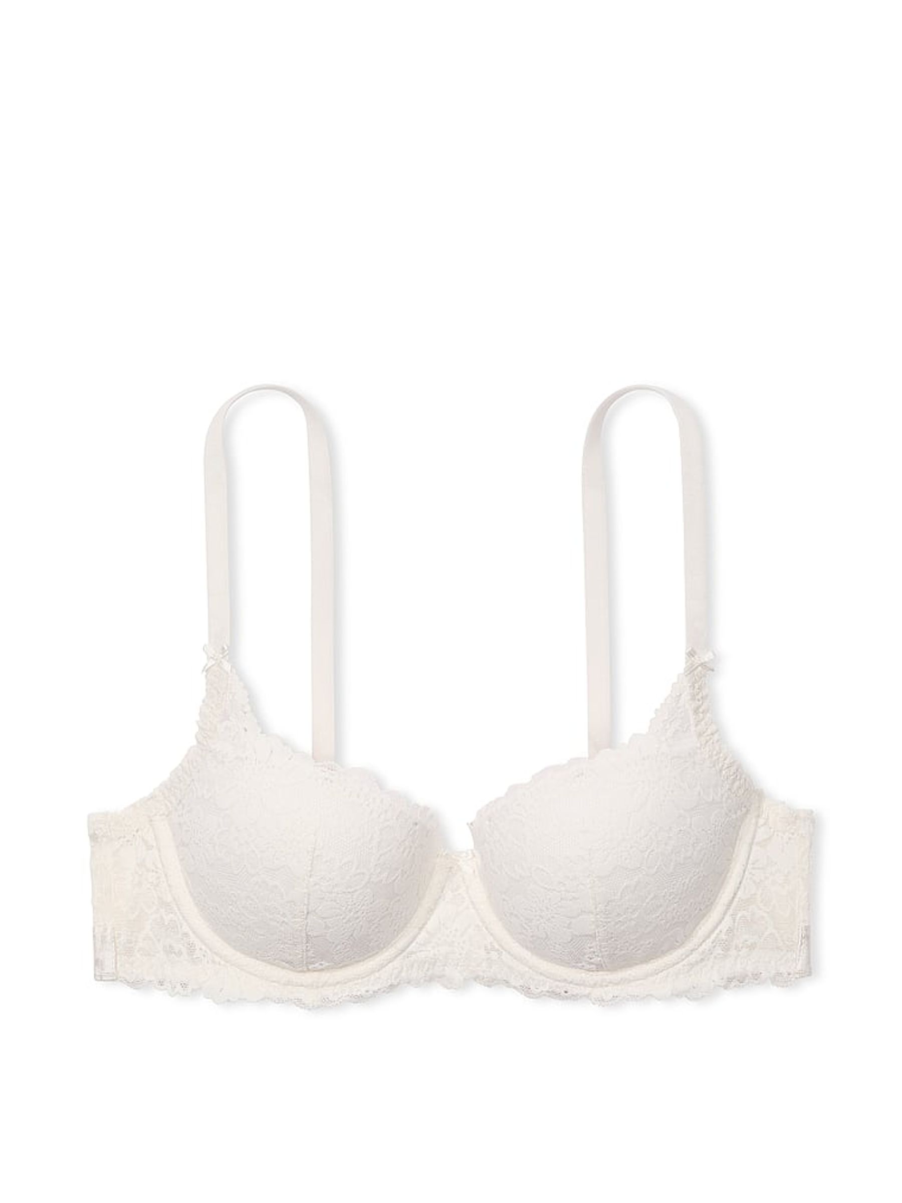 Coconut White Lace Lightly Lined Balcony Bra - Image 3 of 3