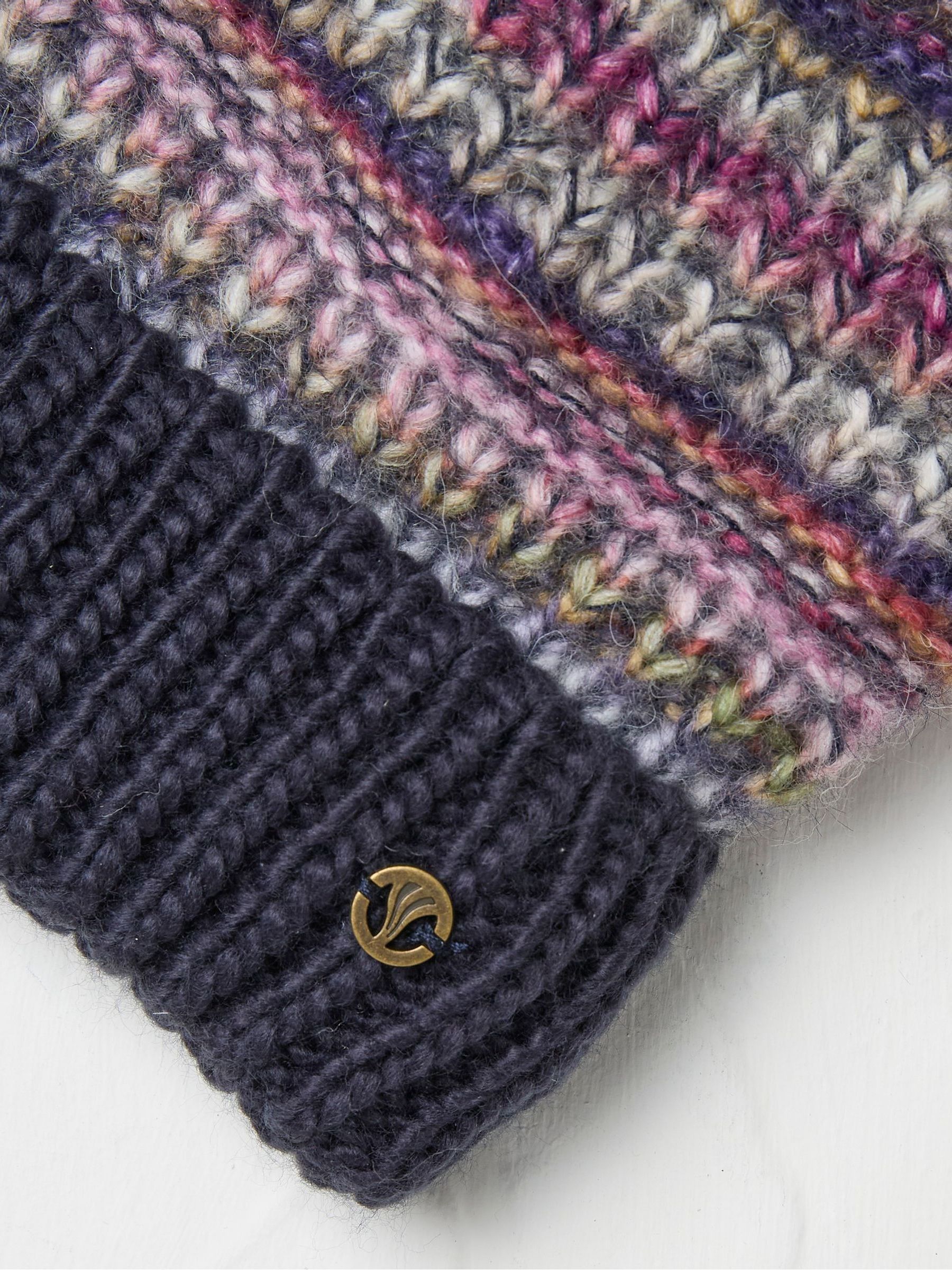Blue Spacedye Bobble Hat - Image 2 of 2